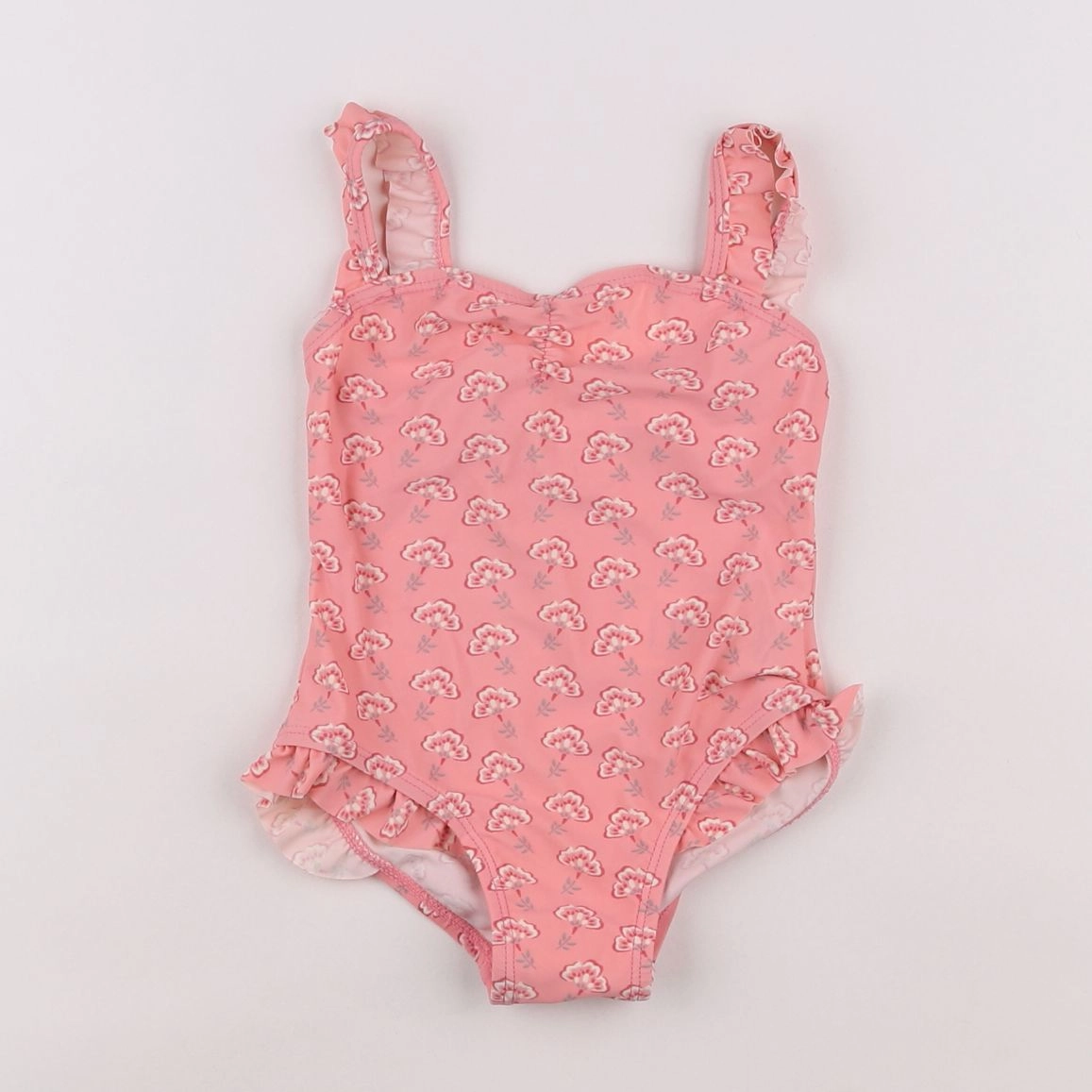 Vertbaudet - maillot de bain rose - 2 ans