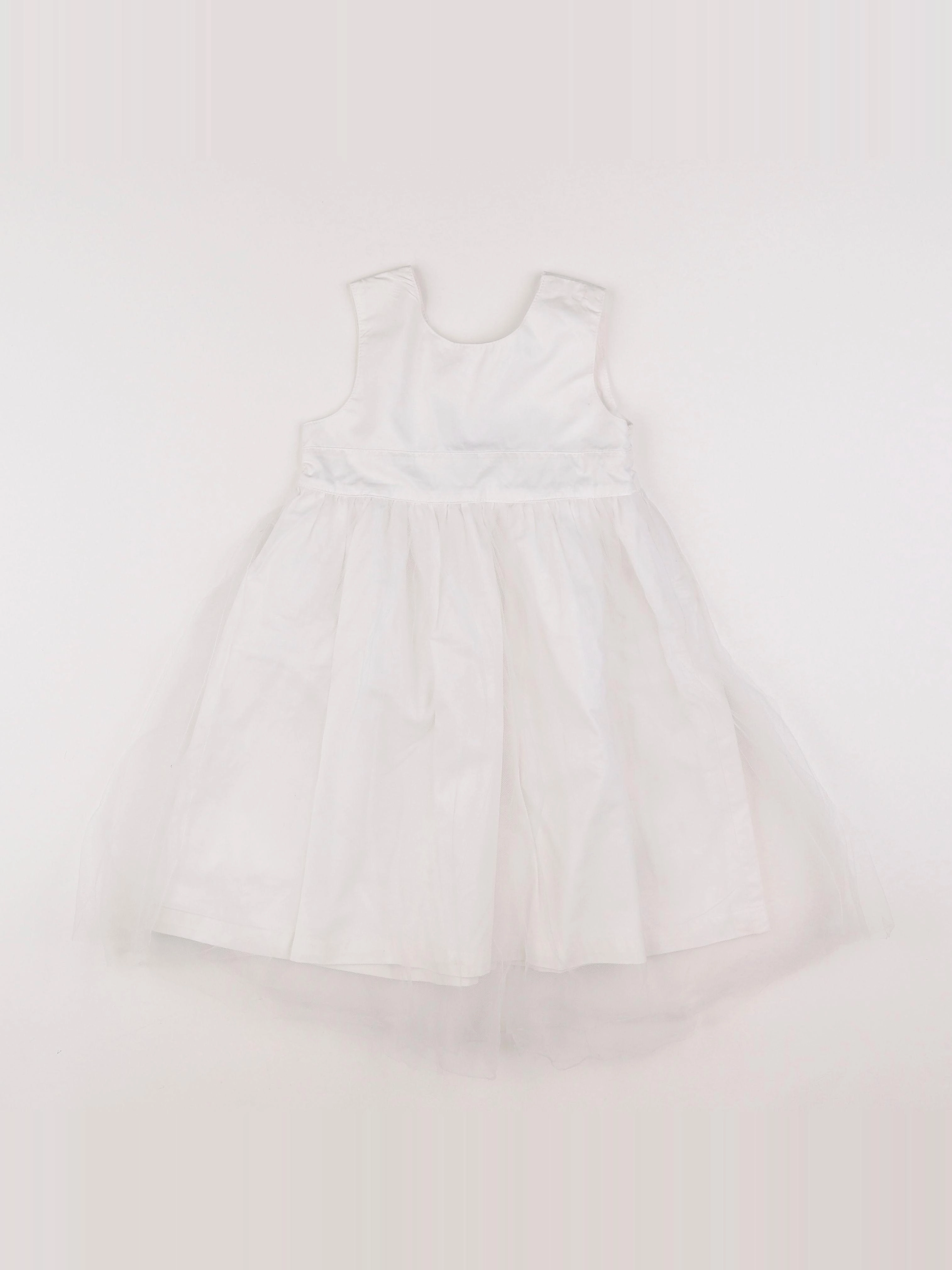 Vertbaudet - robe blanc - 3 ans