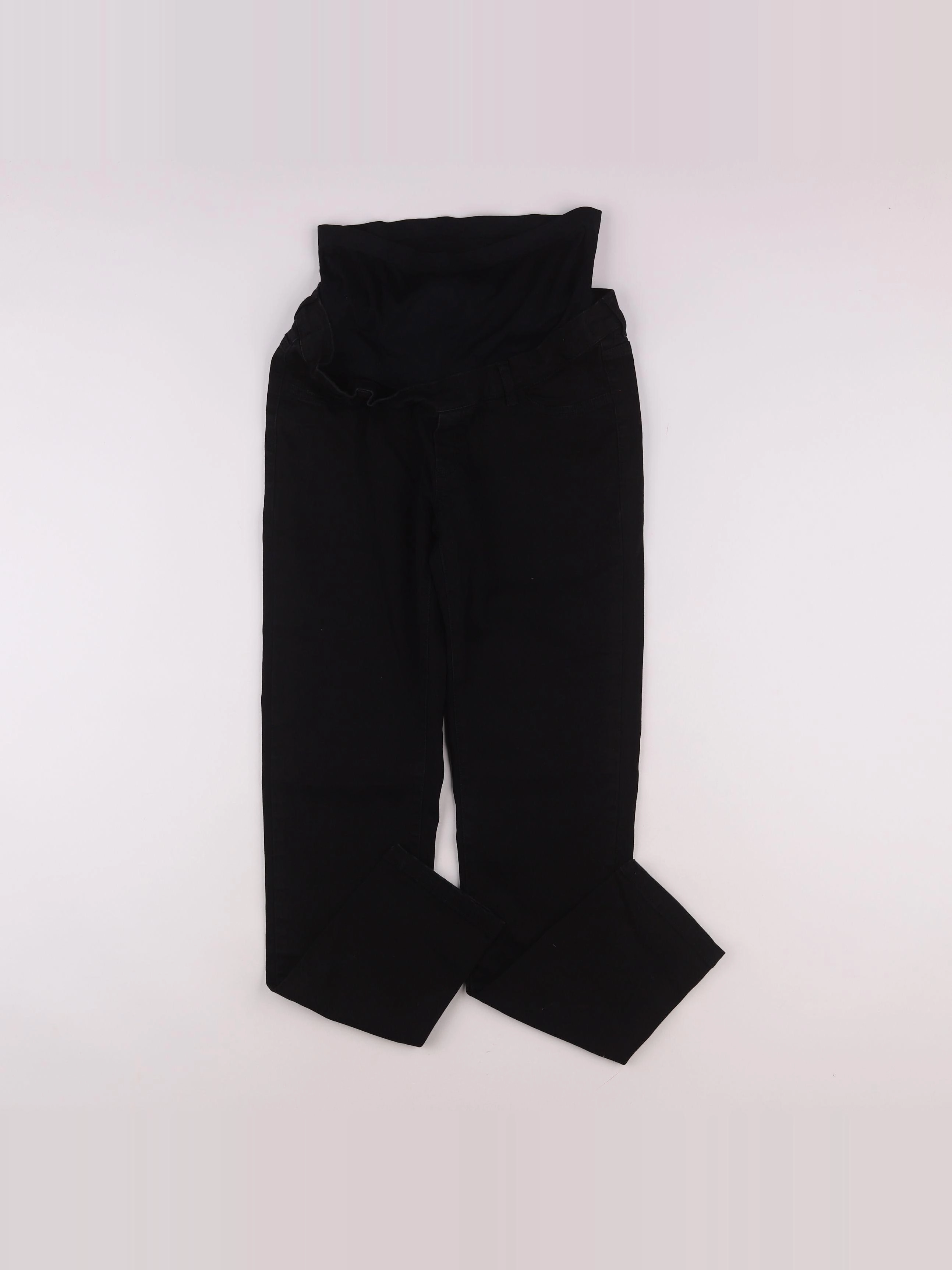 Envie de fraise - jean grossesse noir - 36