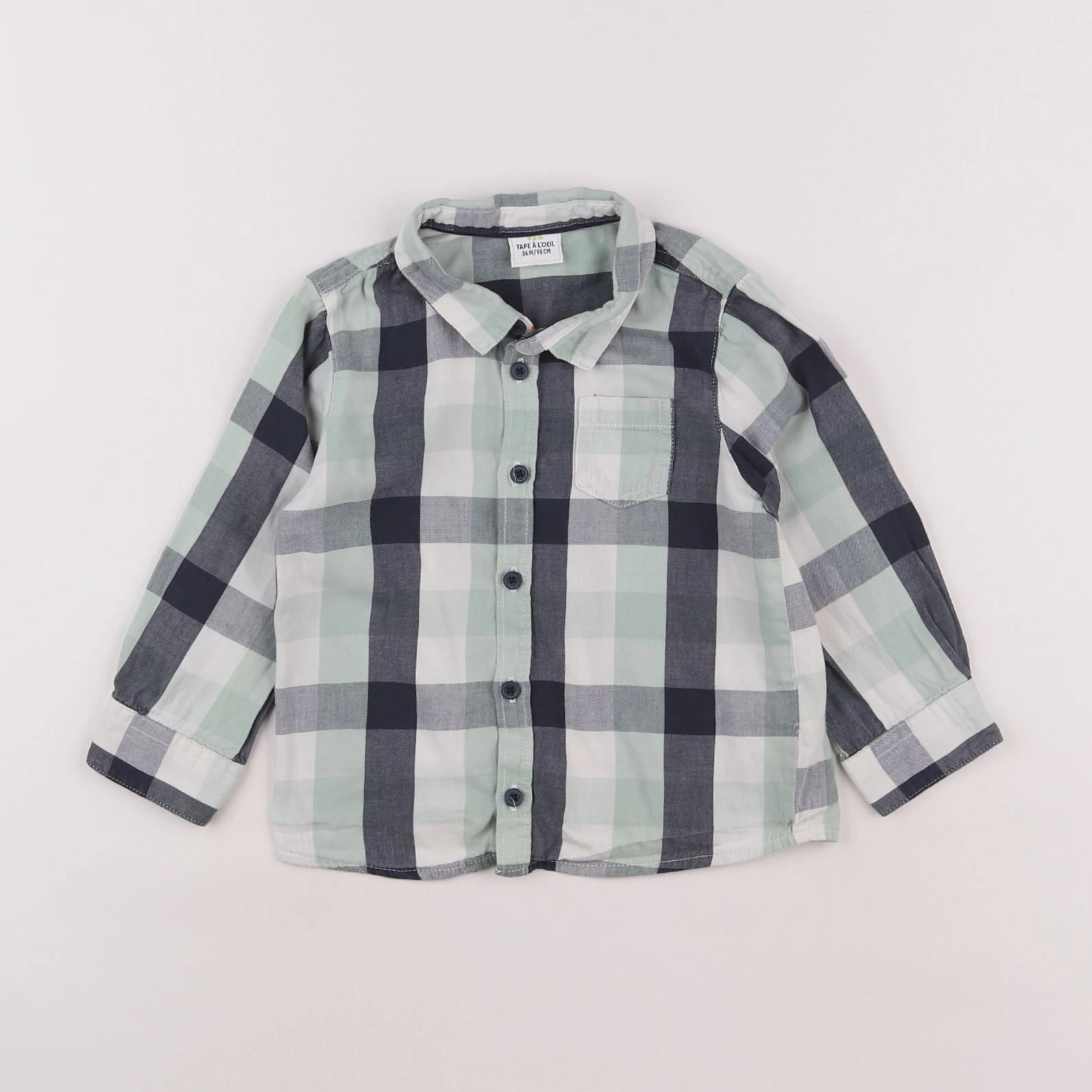 Tape à l'oeil - chemise vert - 3 ans