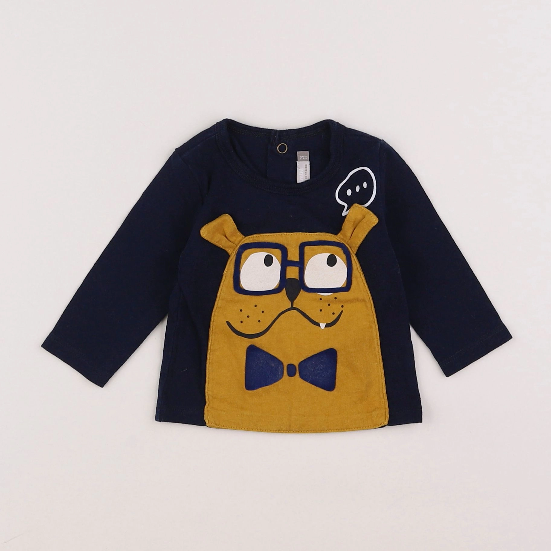 Catimini - tee-shirt bleu - 3 mois