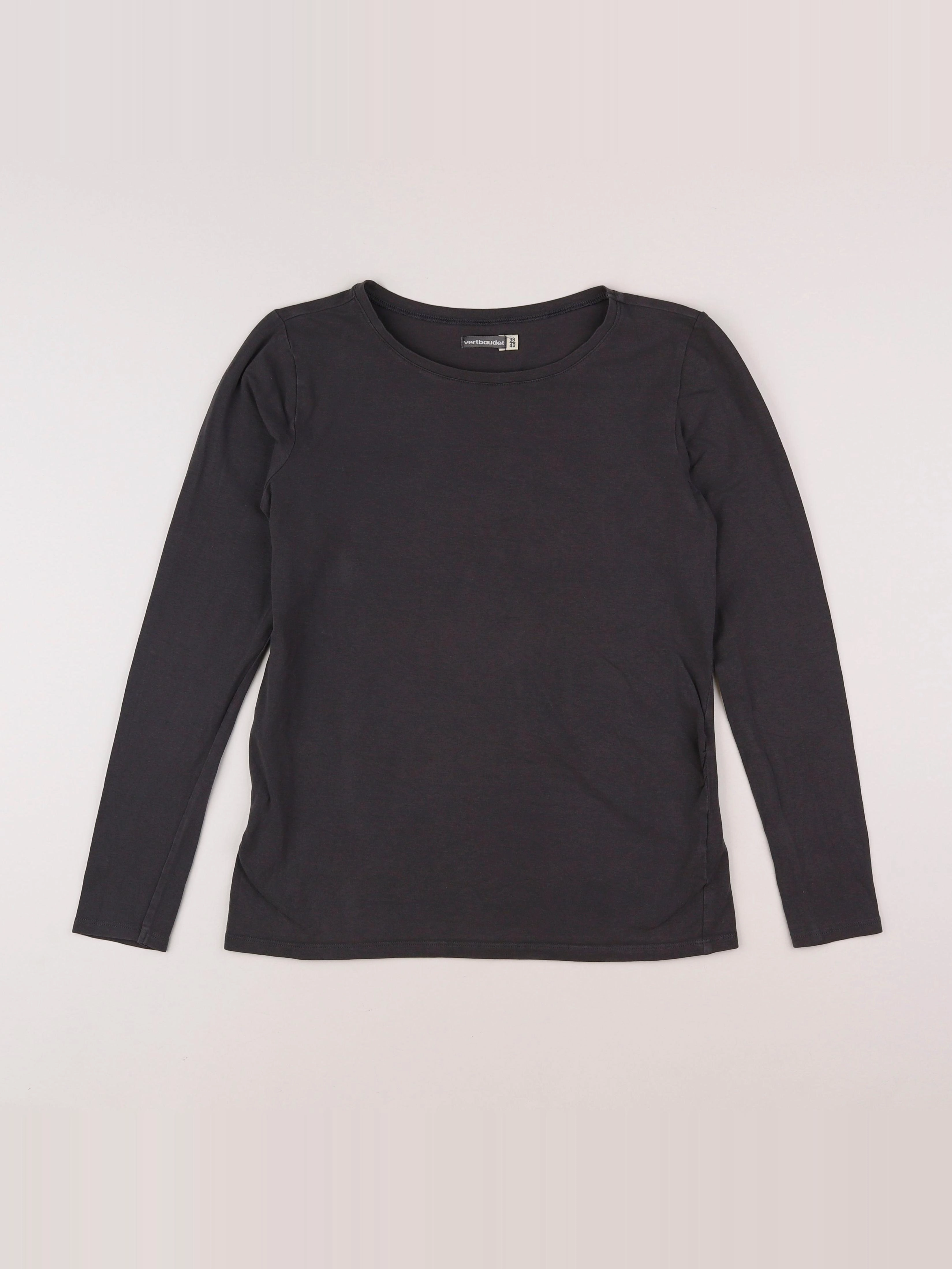 Vertbaudet - tee-shirt grossesse gris - 38 à 40