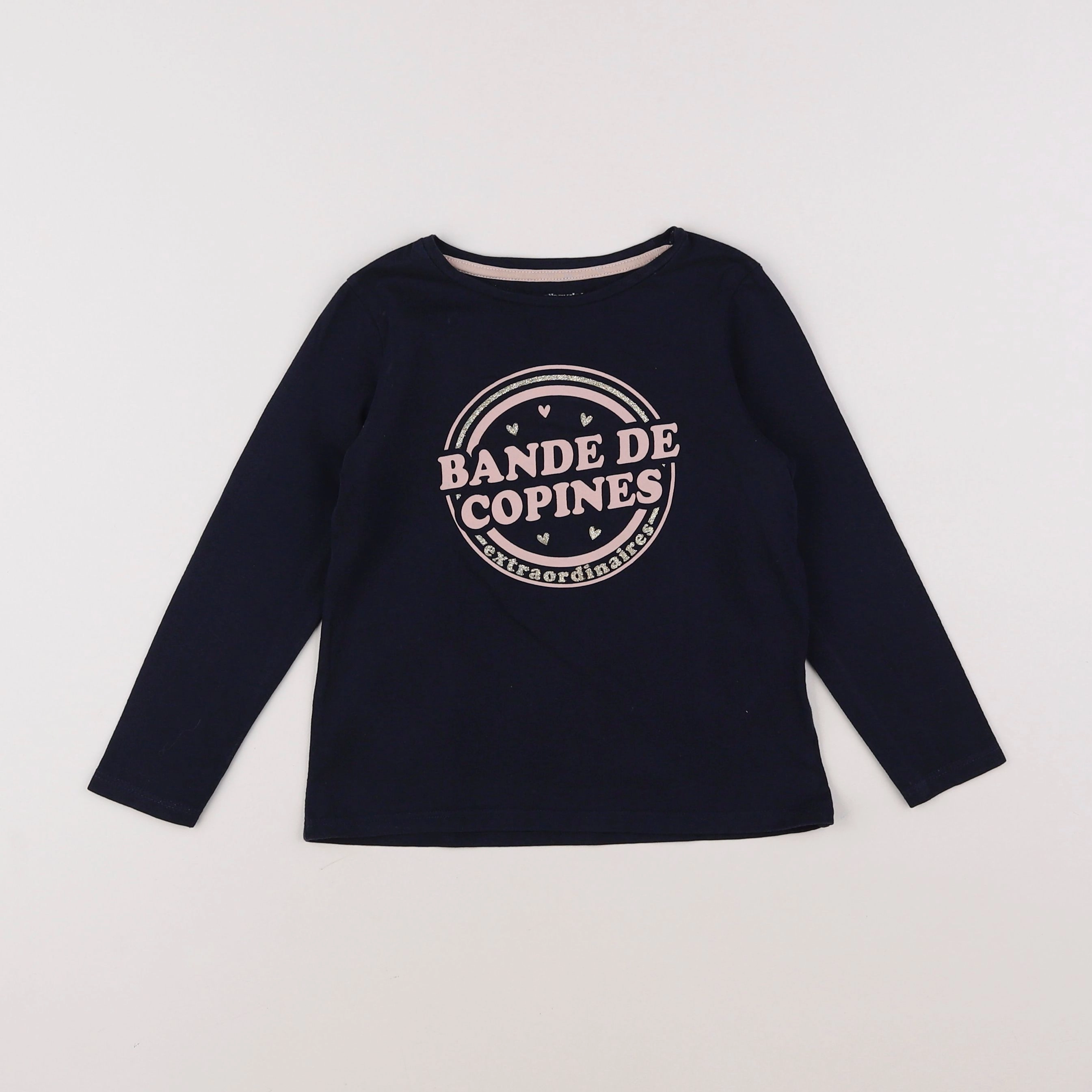 Vertbaudet - tee-shirt bleu - 5 ans