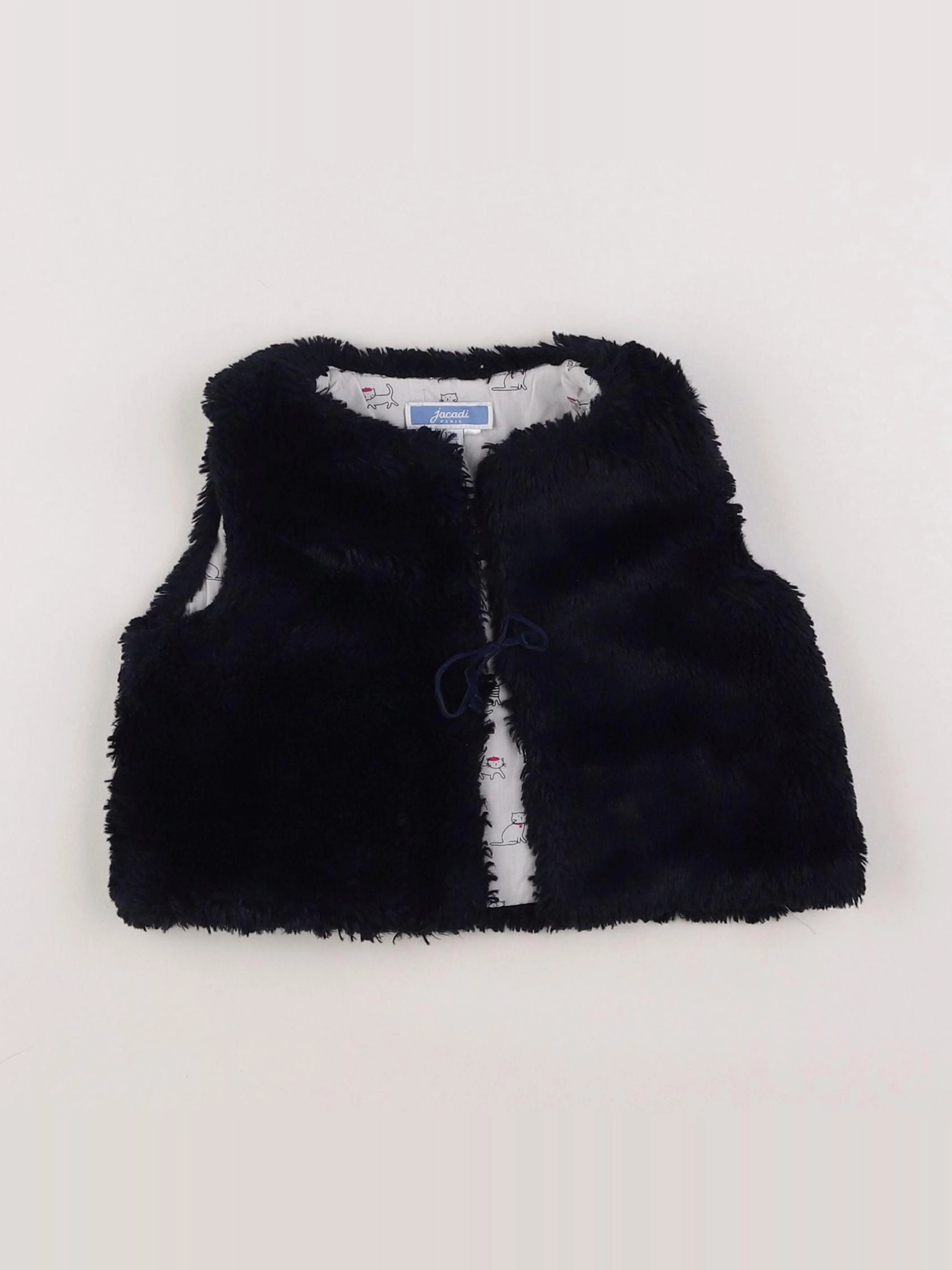 Jacadi - gilet bleu - 12 mois