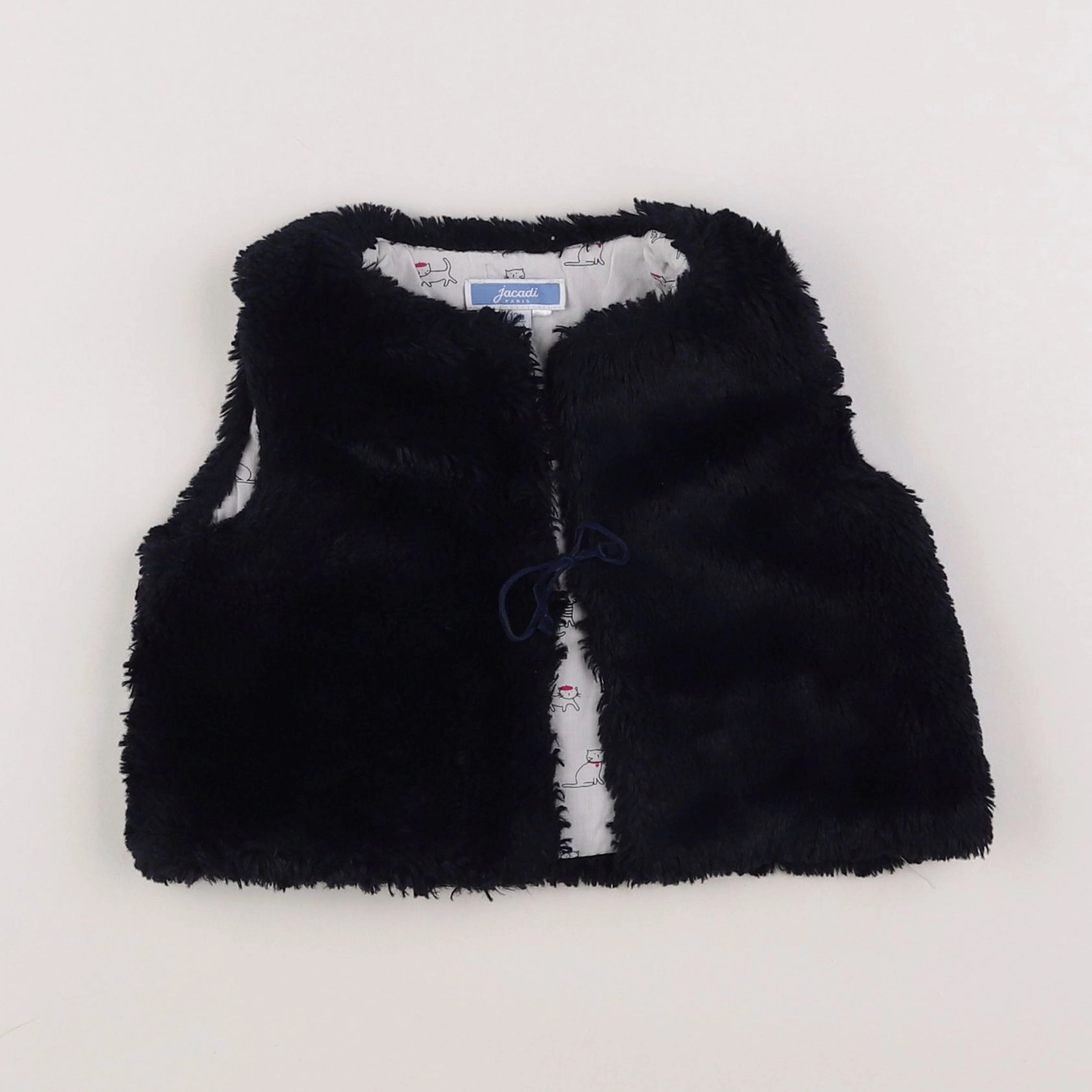Jacadi - gilet bleu - 12 mois