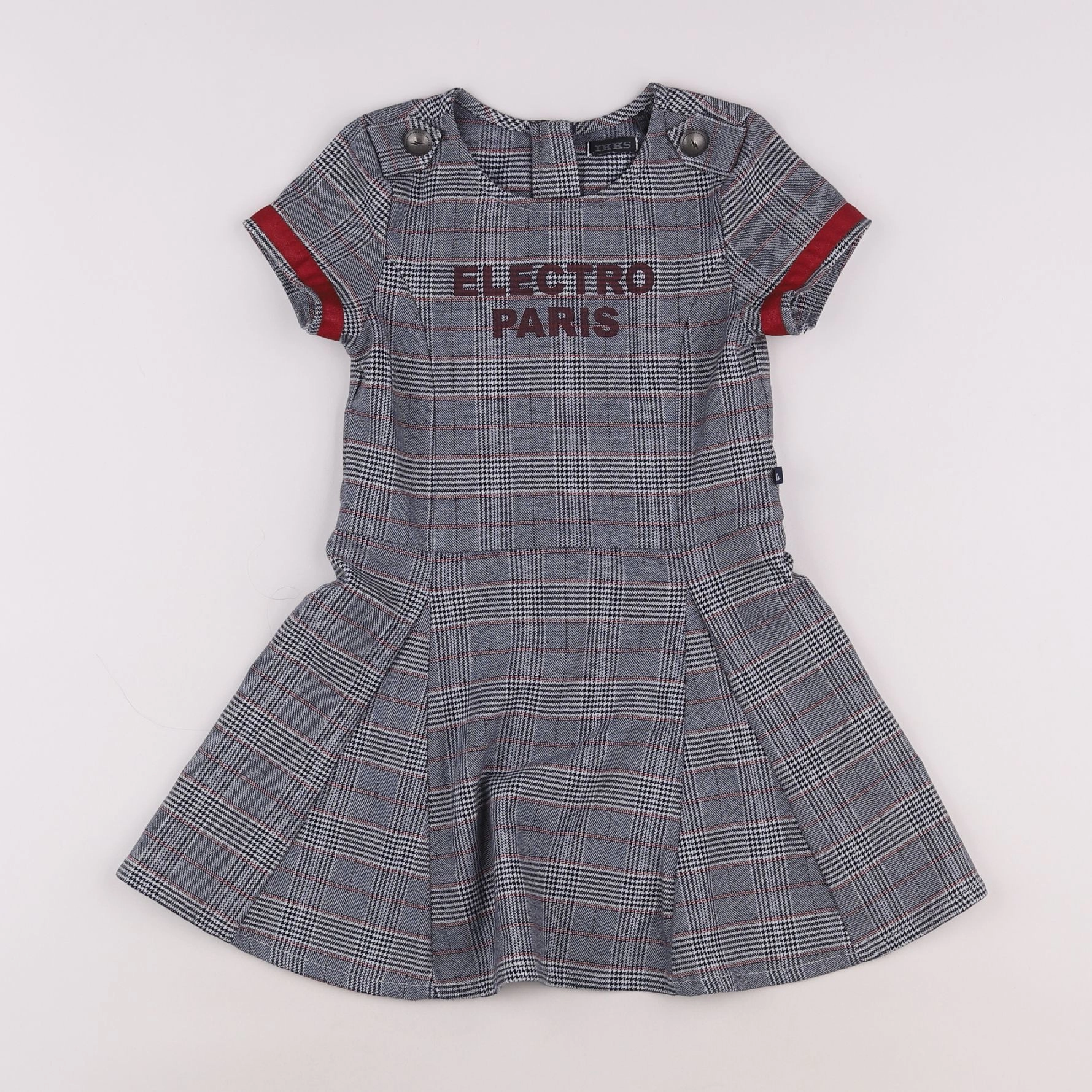 IKKS - robe blanc, noir - 5 ans