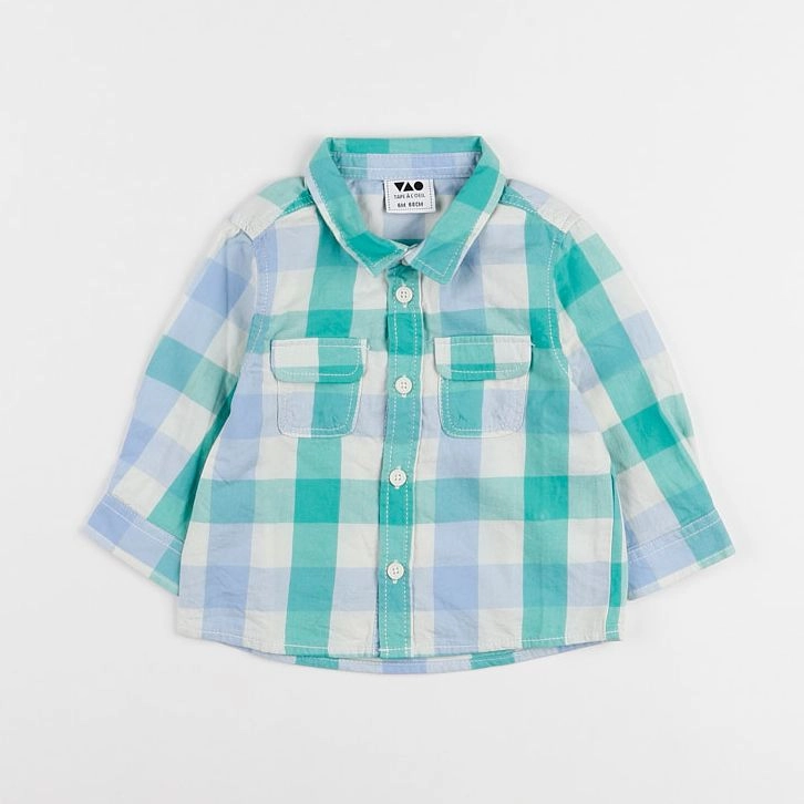 Tape à l'oeil - chemise vert - 6 mois