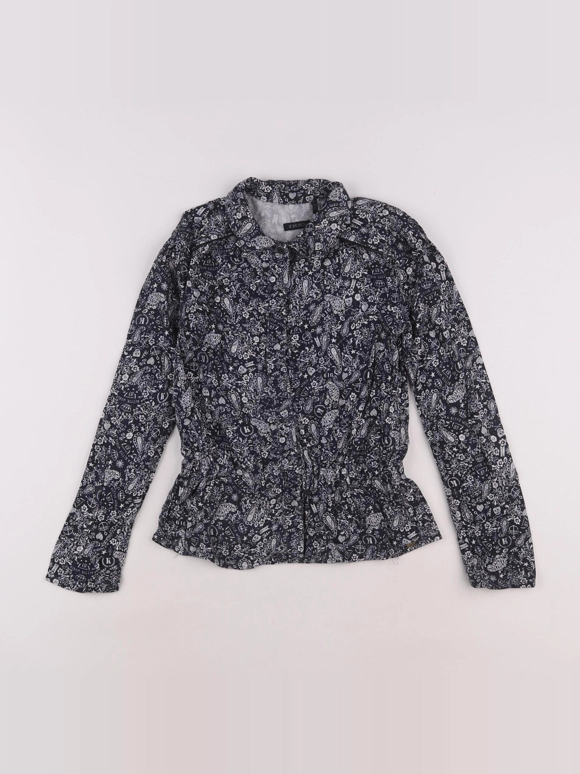 IKKS - blouse noir - 8 ans