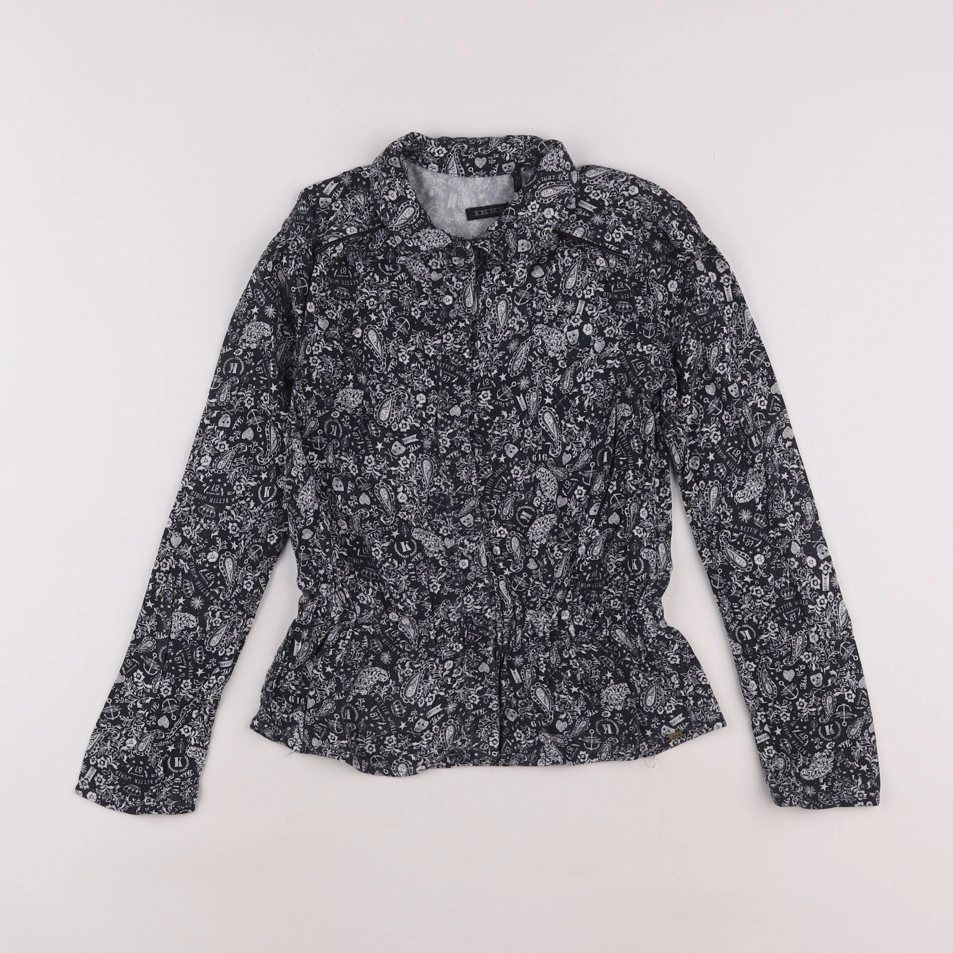 IKKS - blouse noir - 8 ans