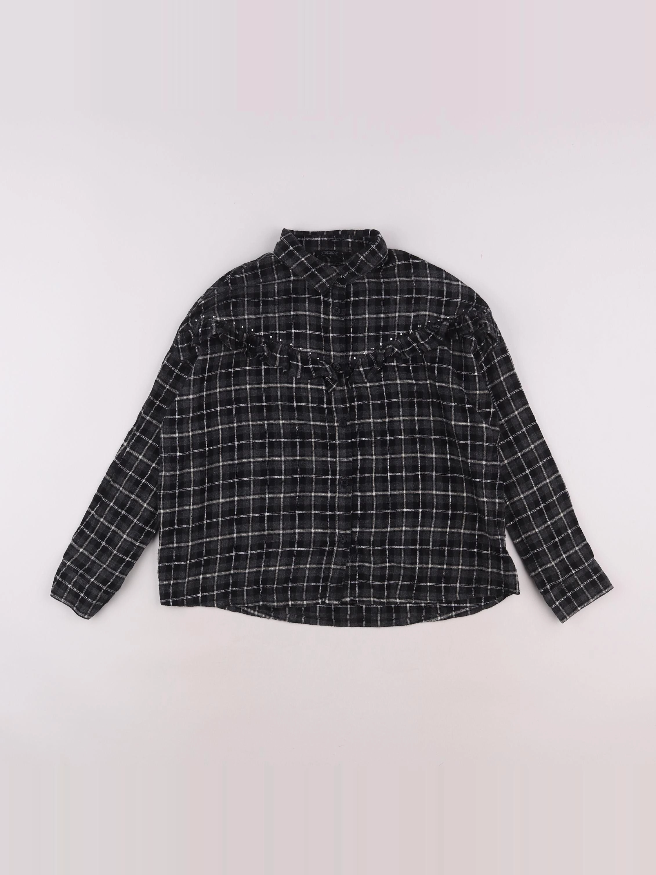 IKKS - blouse noir, or - 8 ans