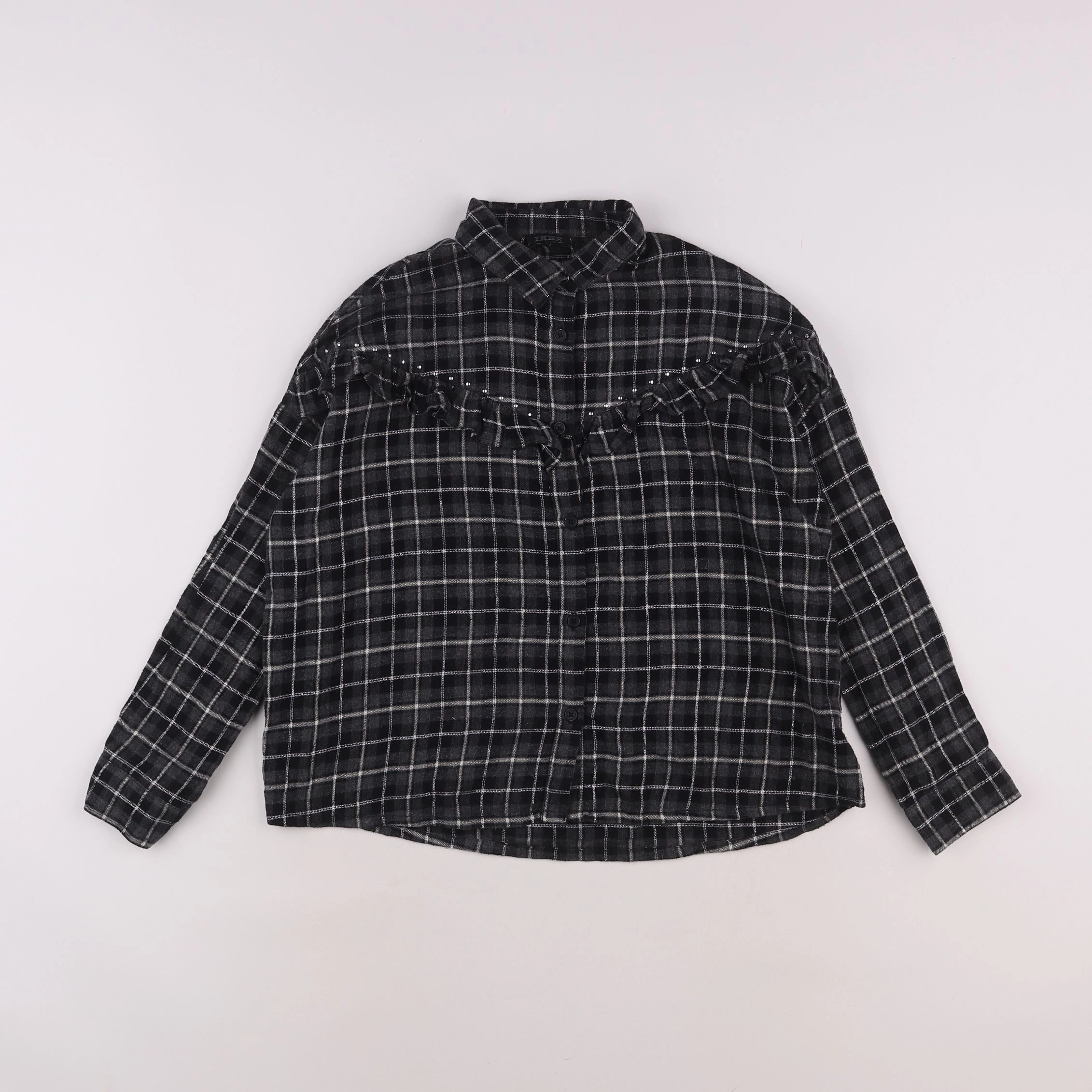 IKKS - blouse noir, or - 8 ans