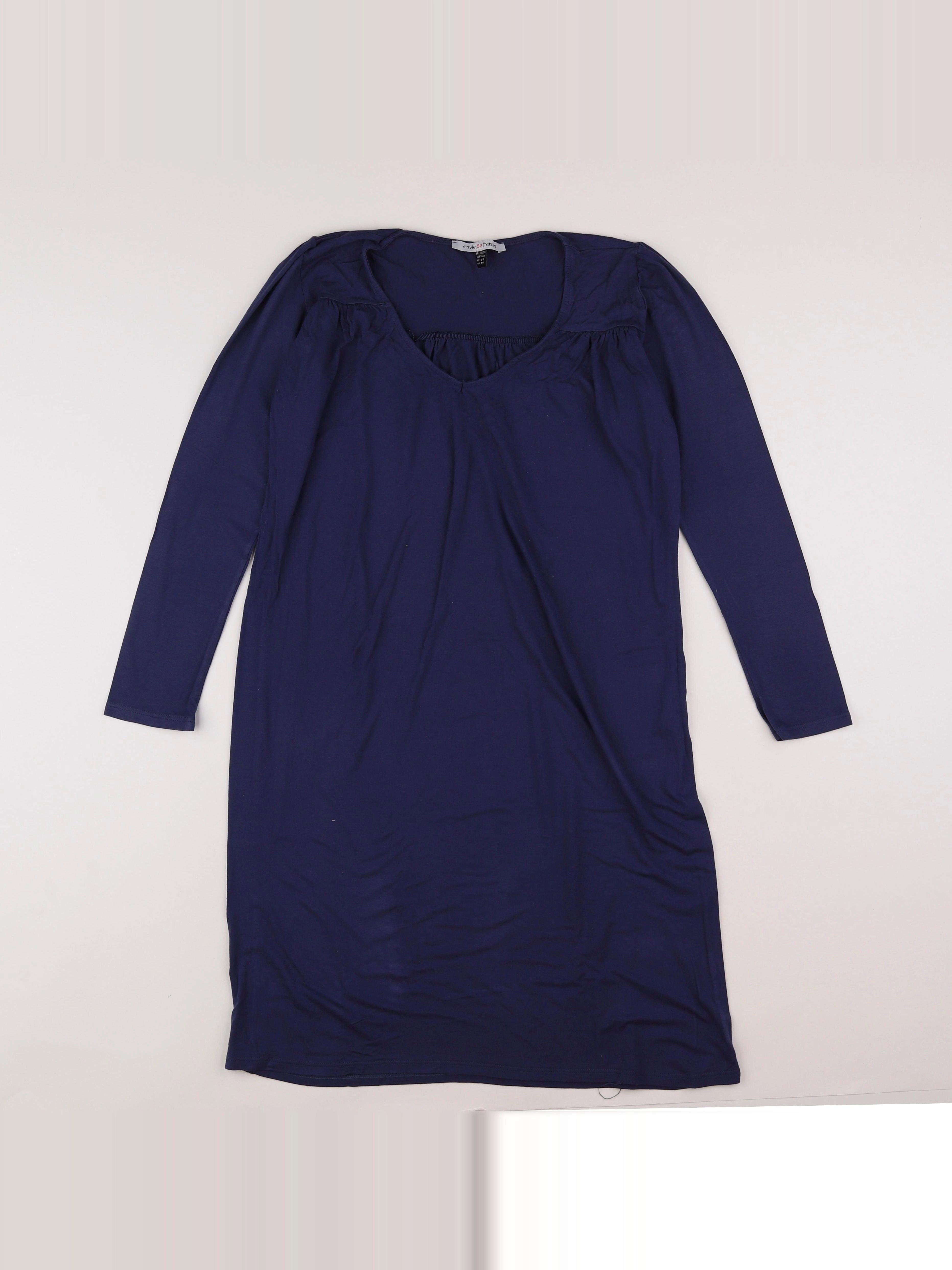 Envie de fraise - robe grossesse bleu - 36 à 38