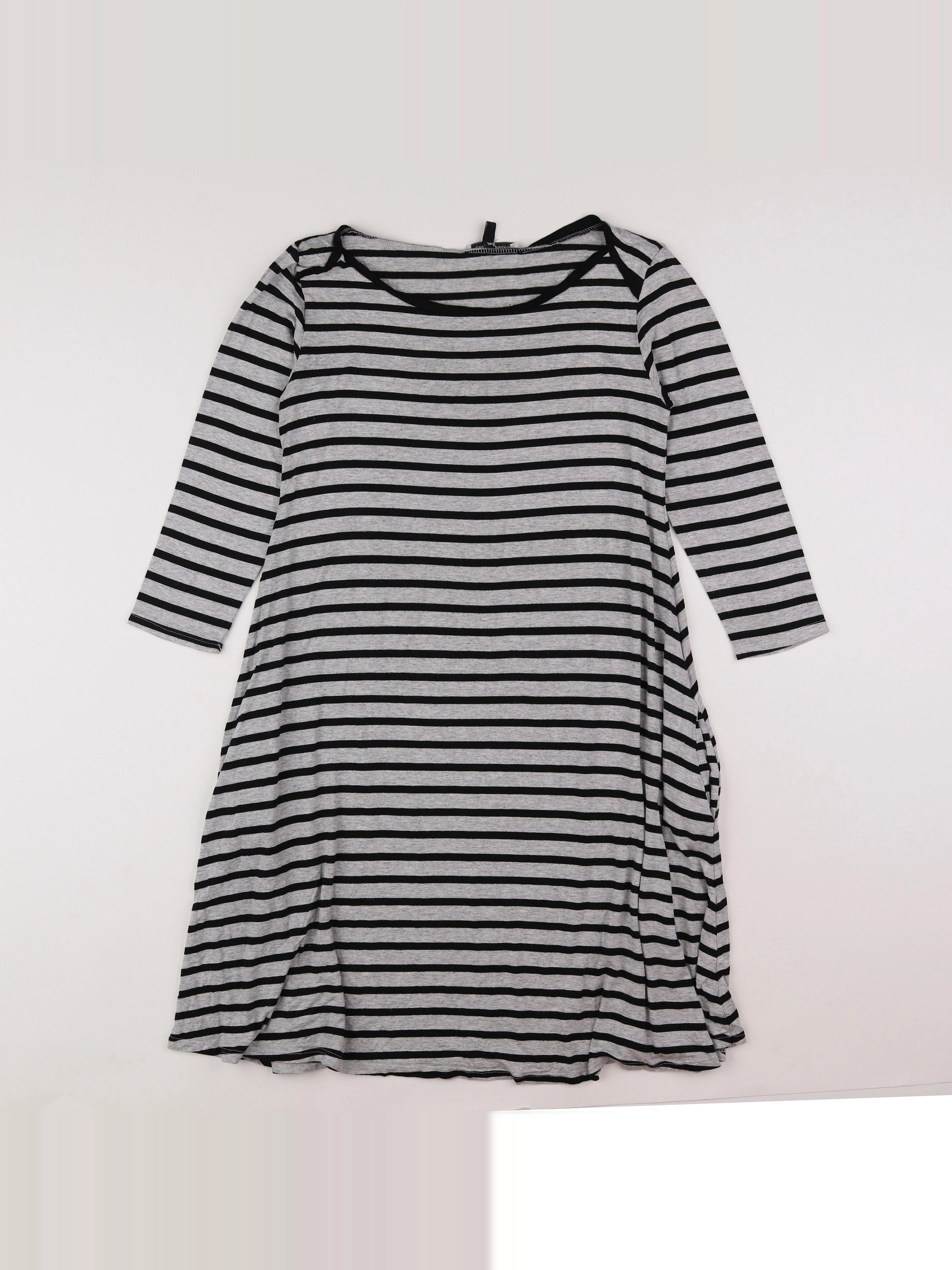 Envie de fraise - robe grossesse gris - 36 à 38