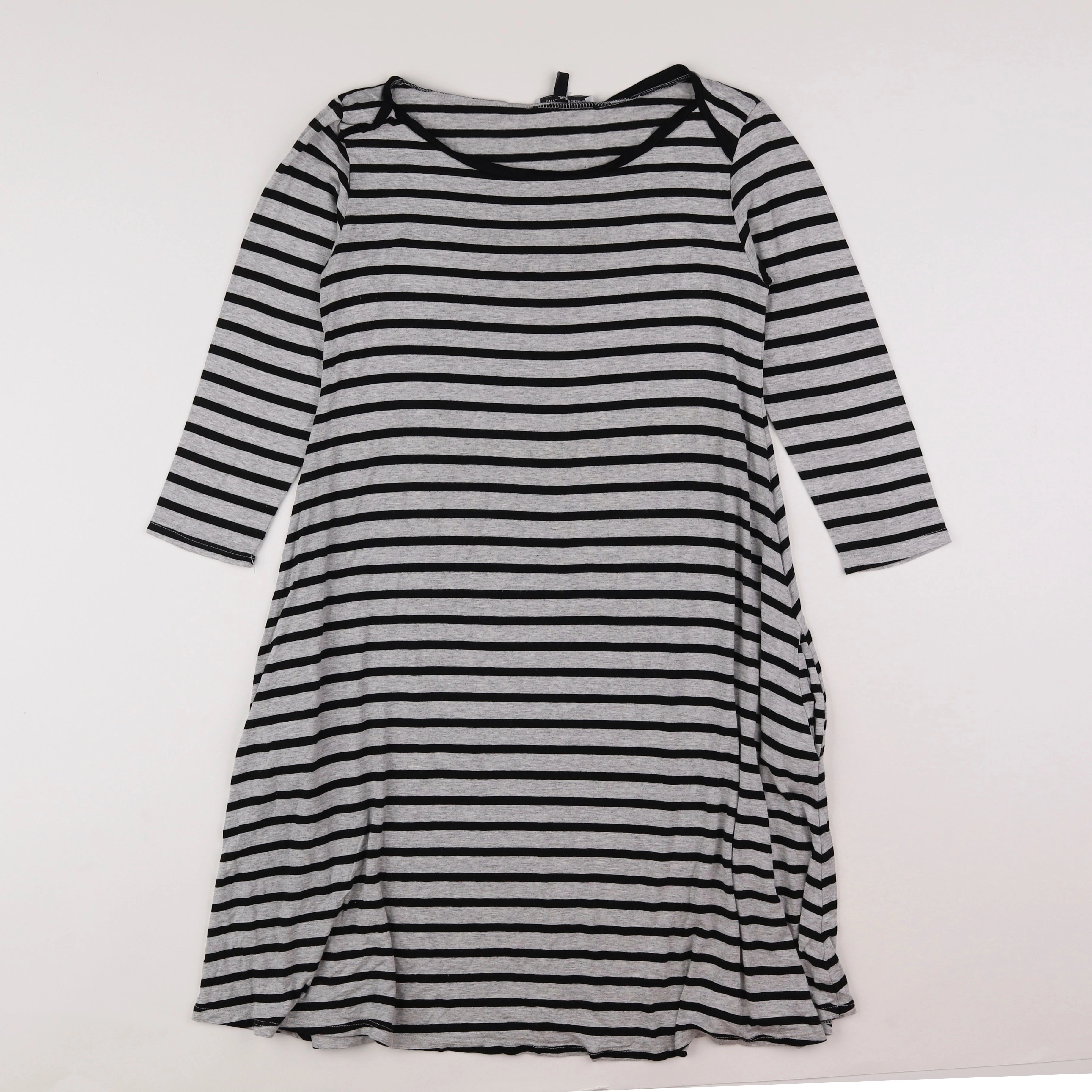 Envie de fraise - robe grossesse gris - 36 à 38