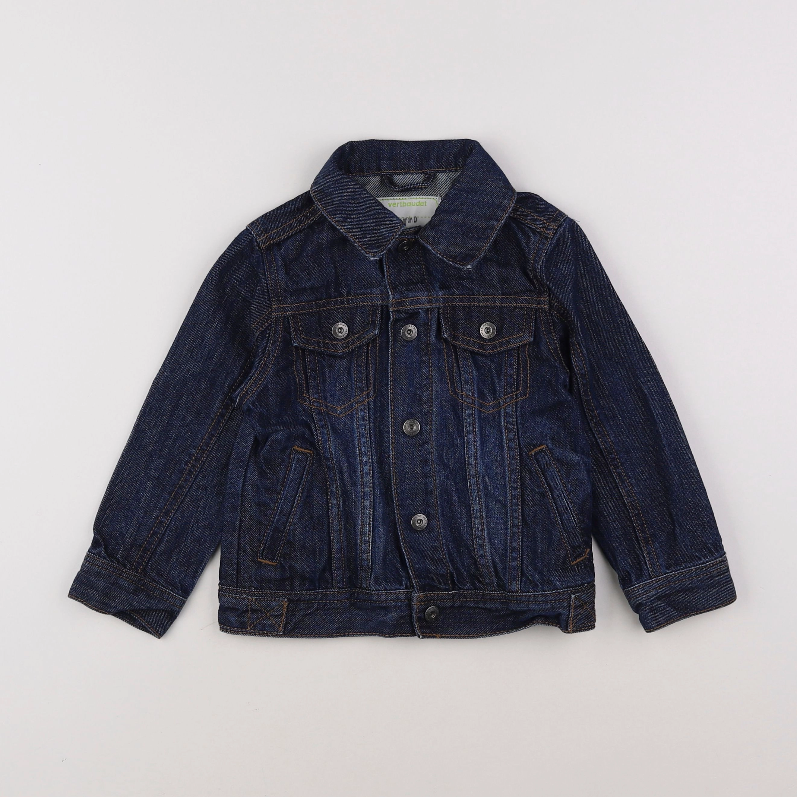 Vertbaudet - veste bleu - 4 ans