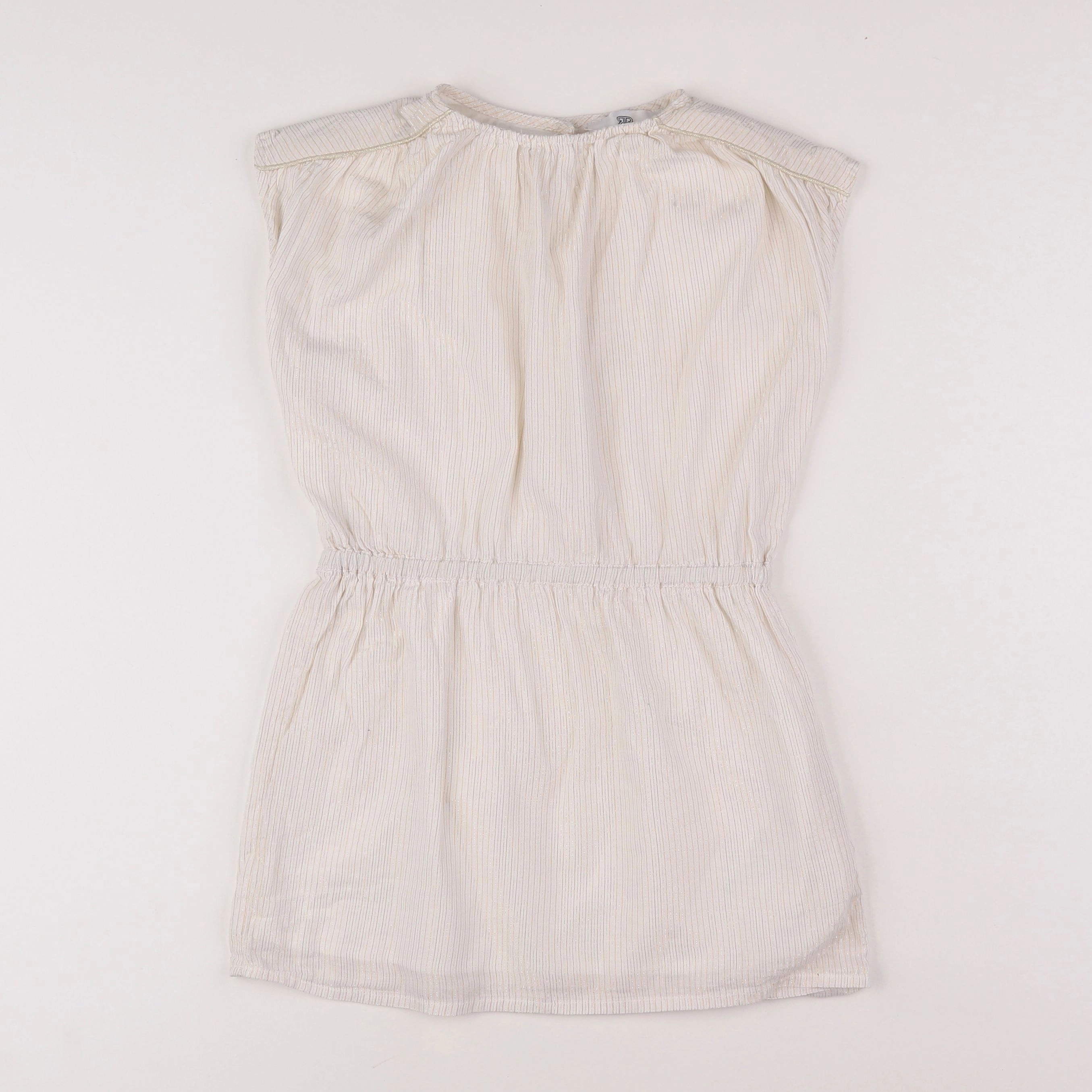 La Redoute - robe blanc, argent - 5 ans