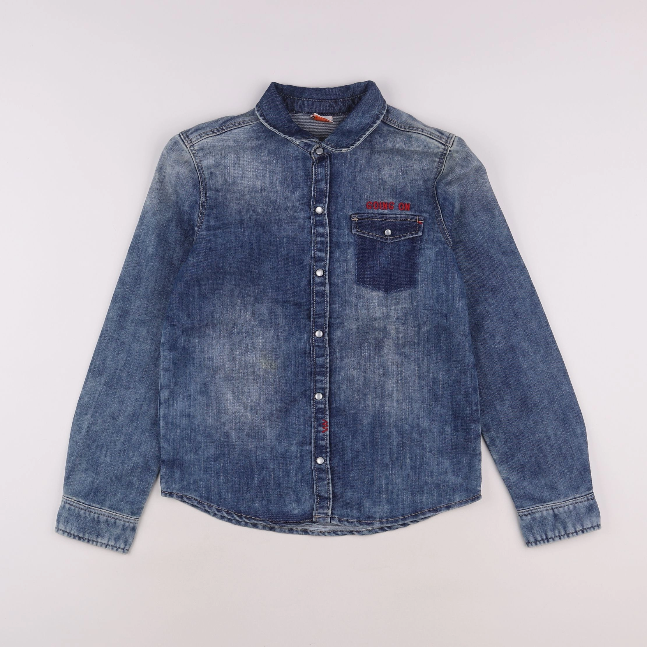 Tape à l'oeil - chemise bleu - 12 ans