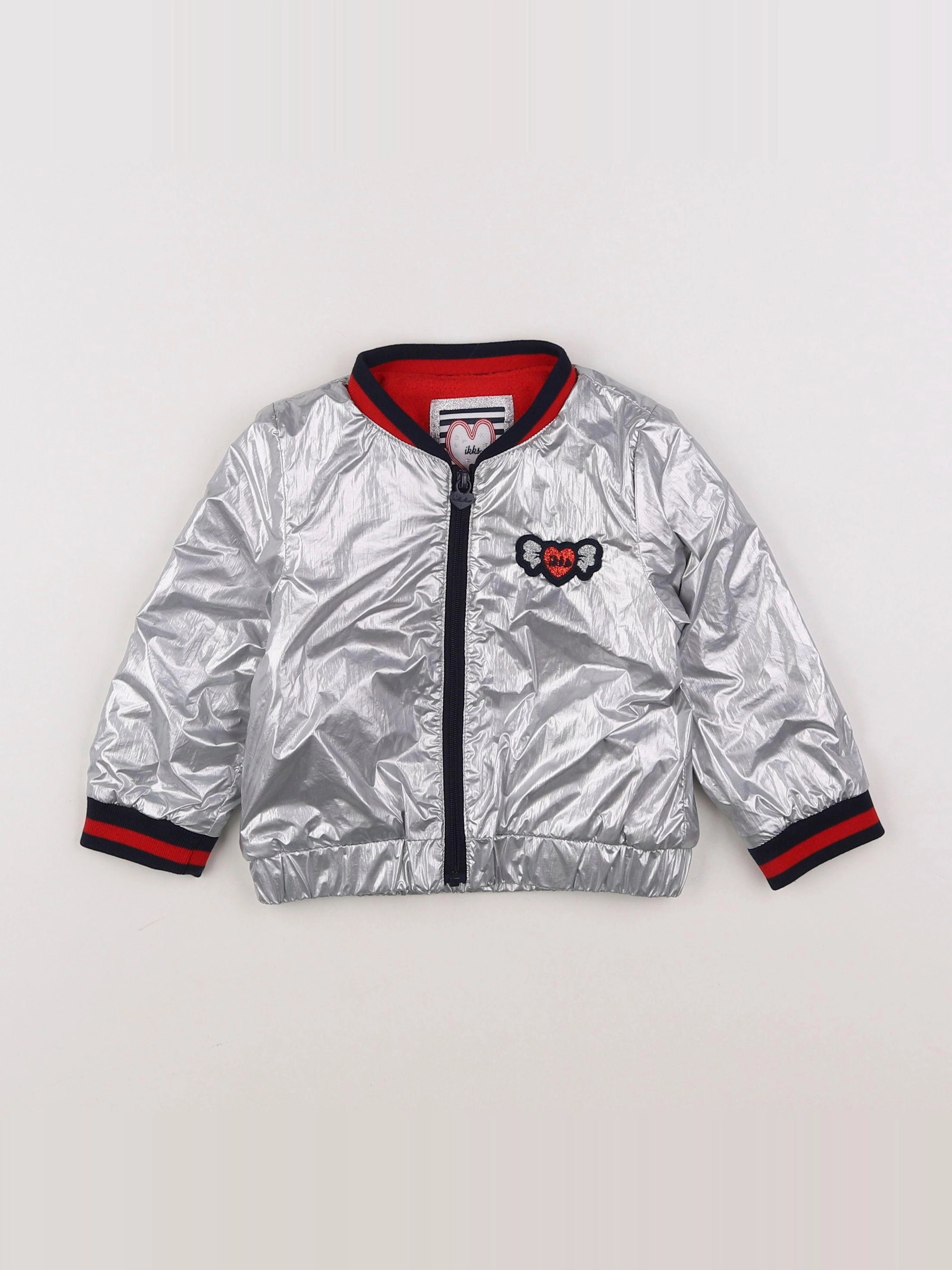 IKKS - veste argent - 18 mois