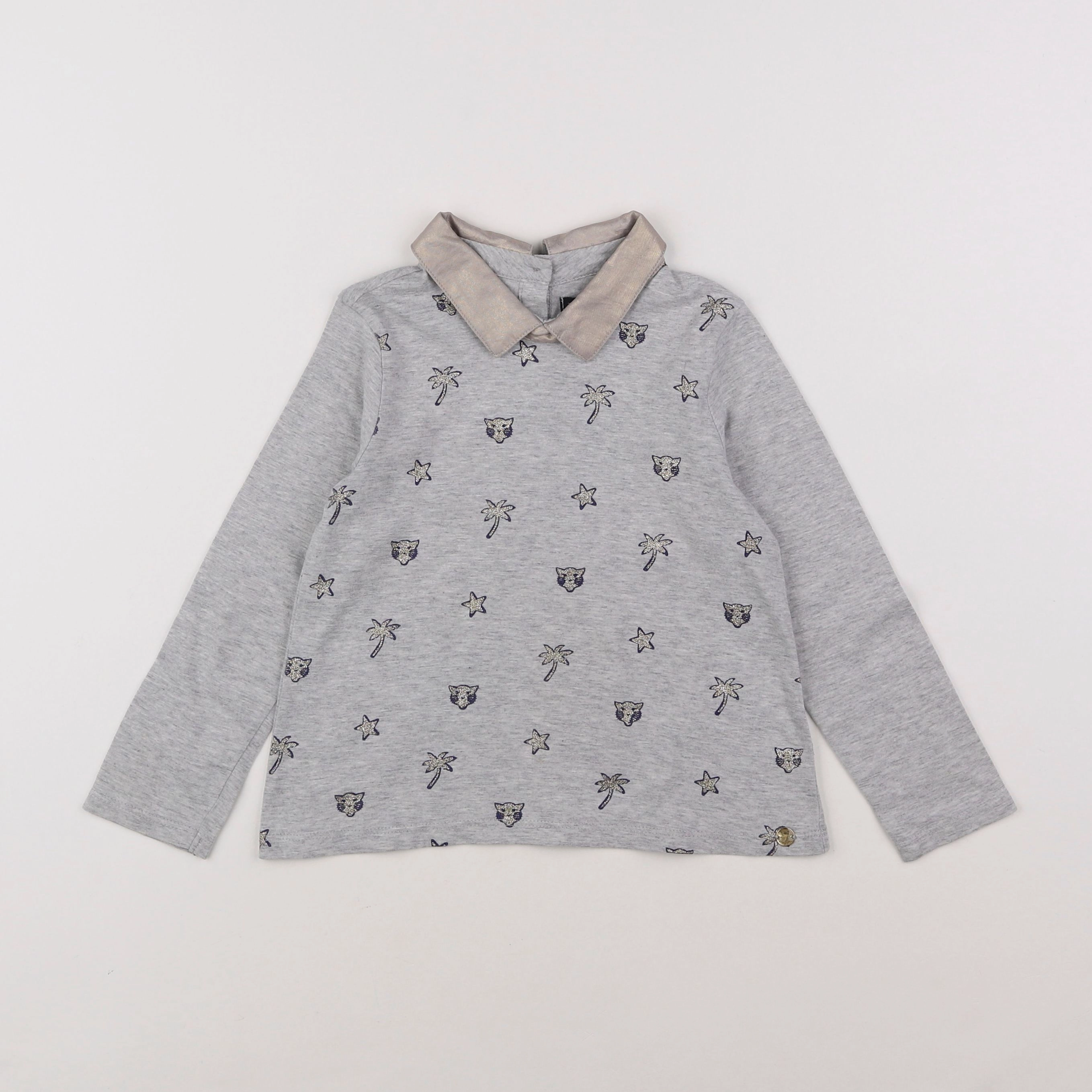 IKKS - tee-shirt gris - 3 ans