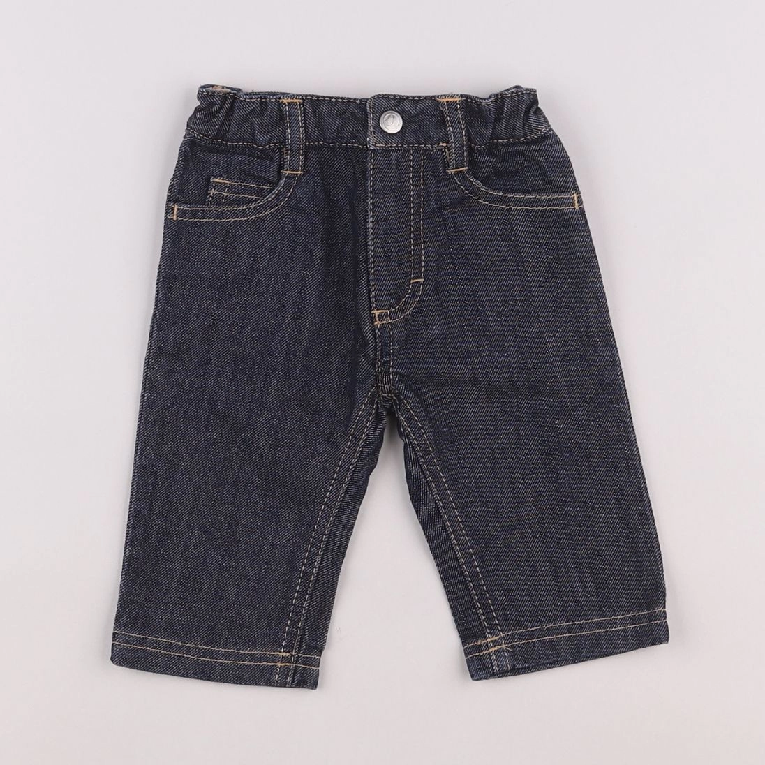 Petit Bateau - jean bleu - 3 mois