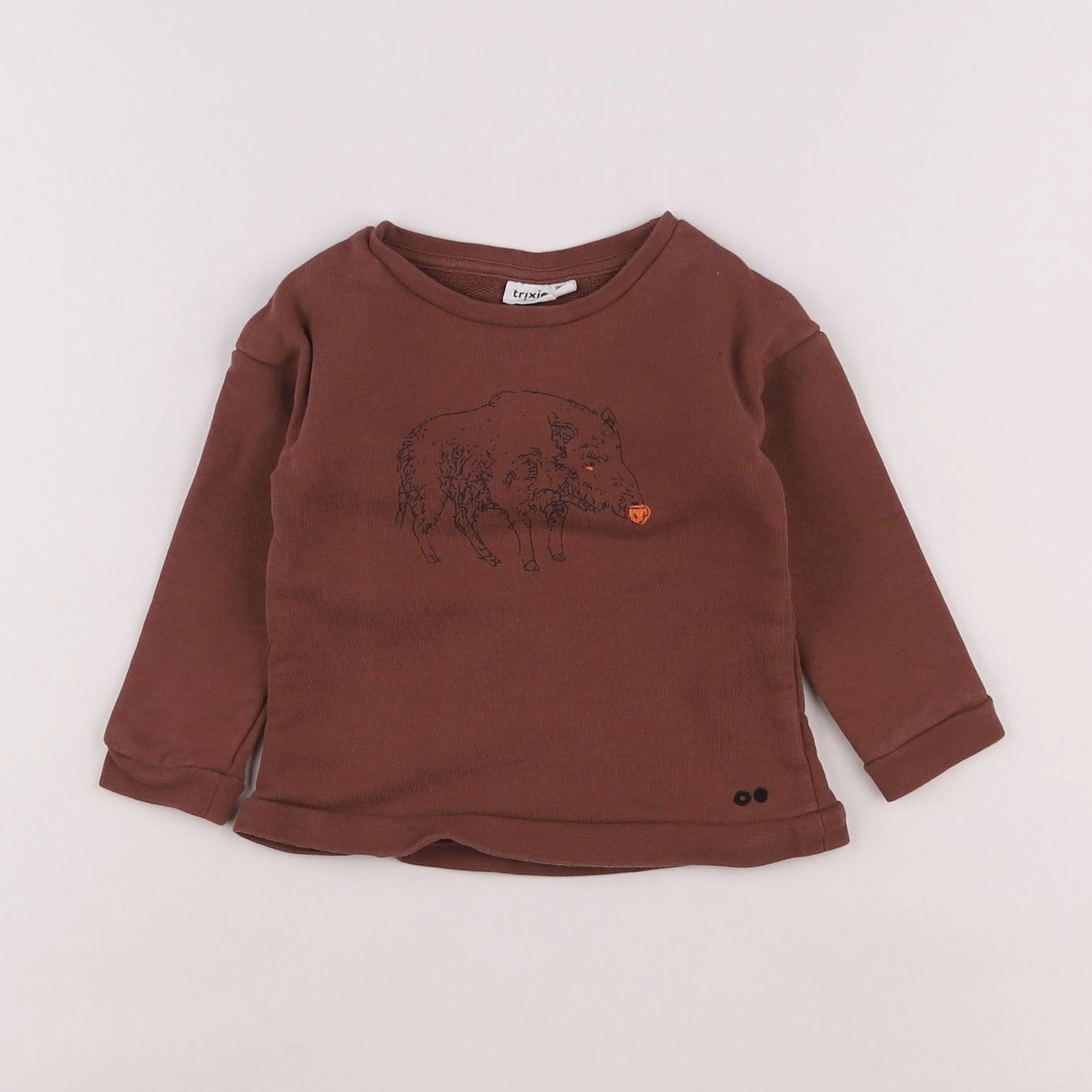 Trixie - tee-shirt marron - 9/12 mois