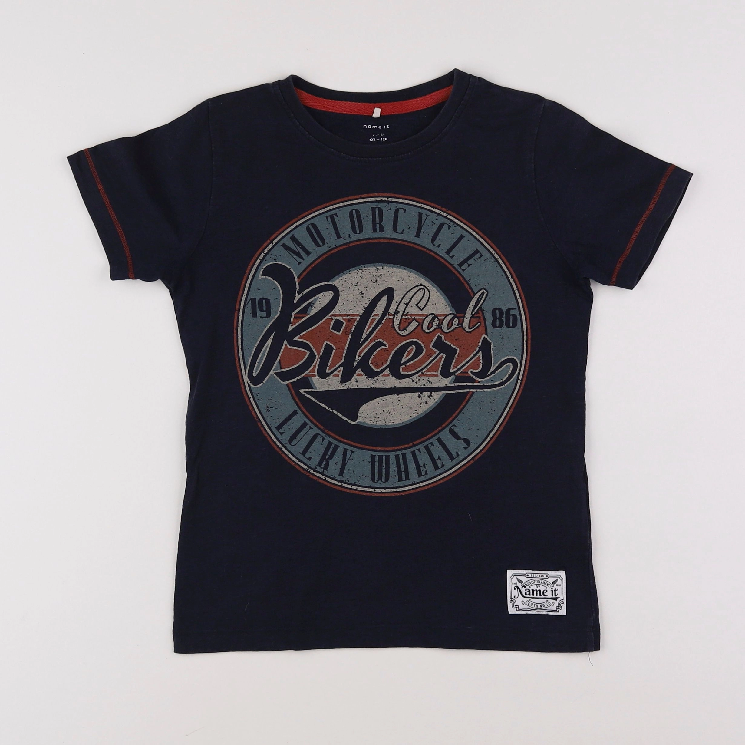 Name it - tee-shirt bleu - 7/8 ans