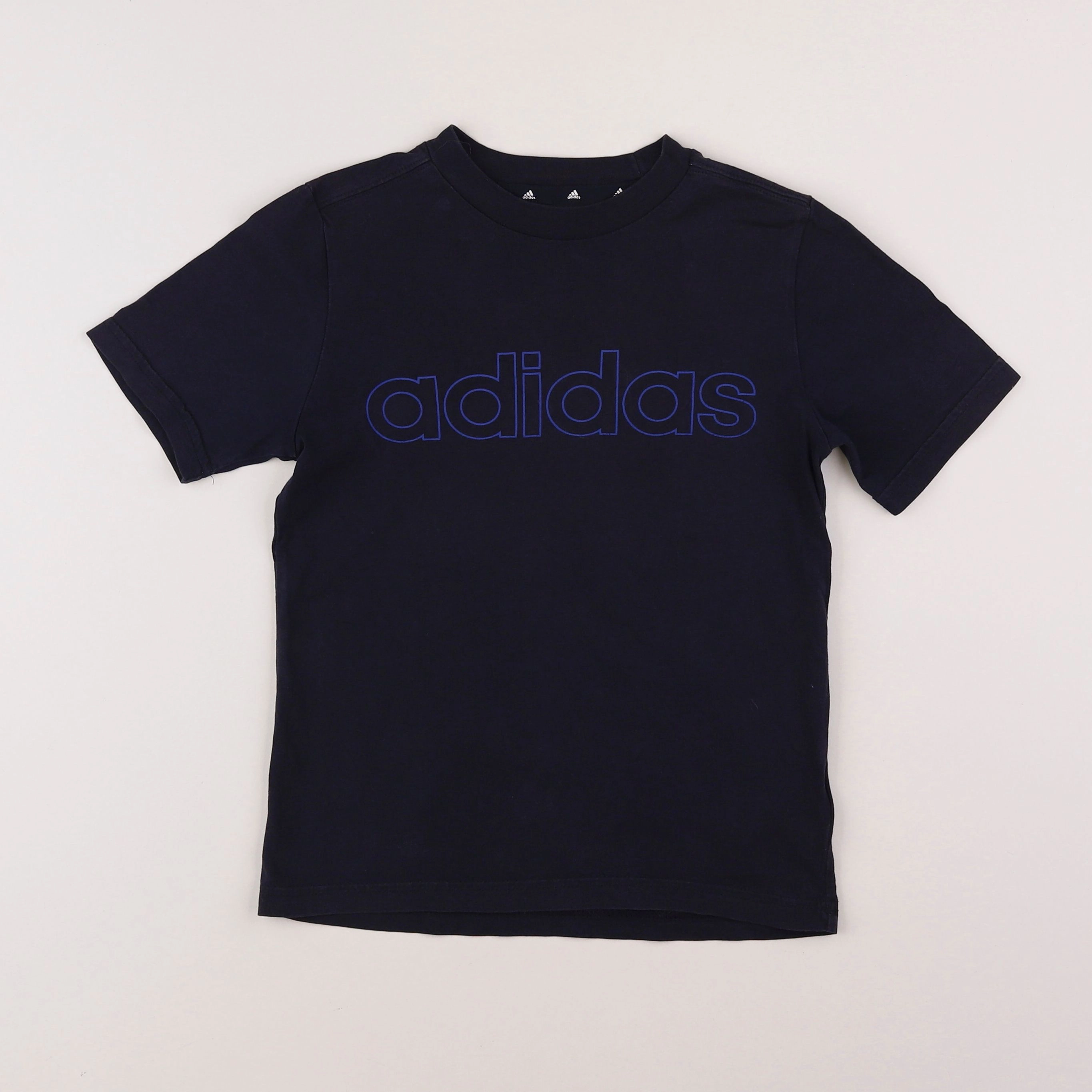 Adidas - tee-shirt bleu - 7/8 ans