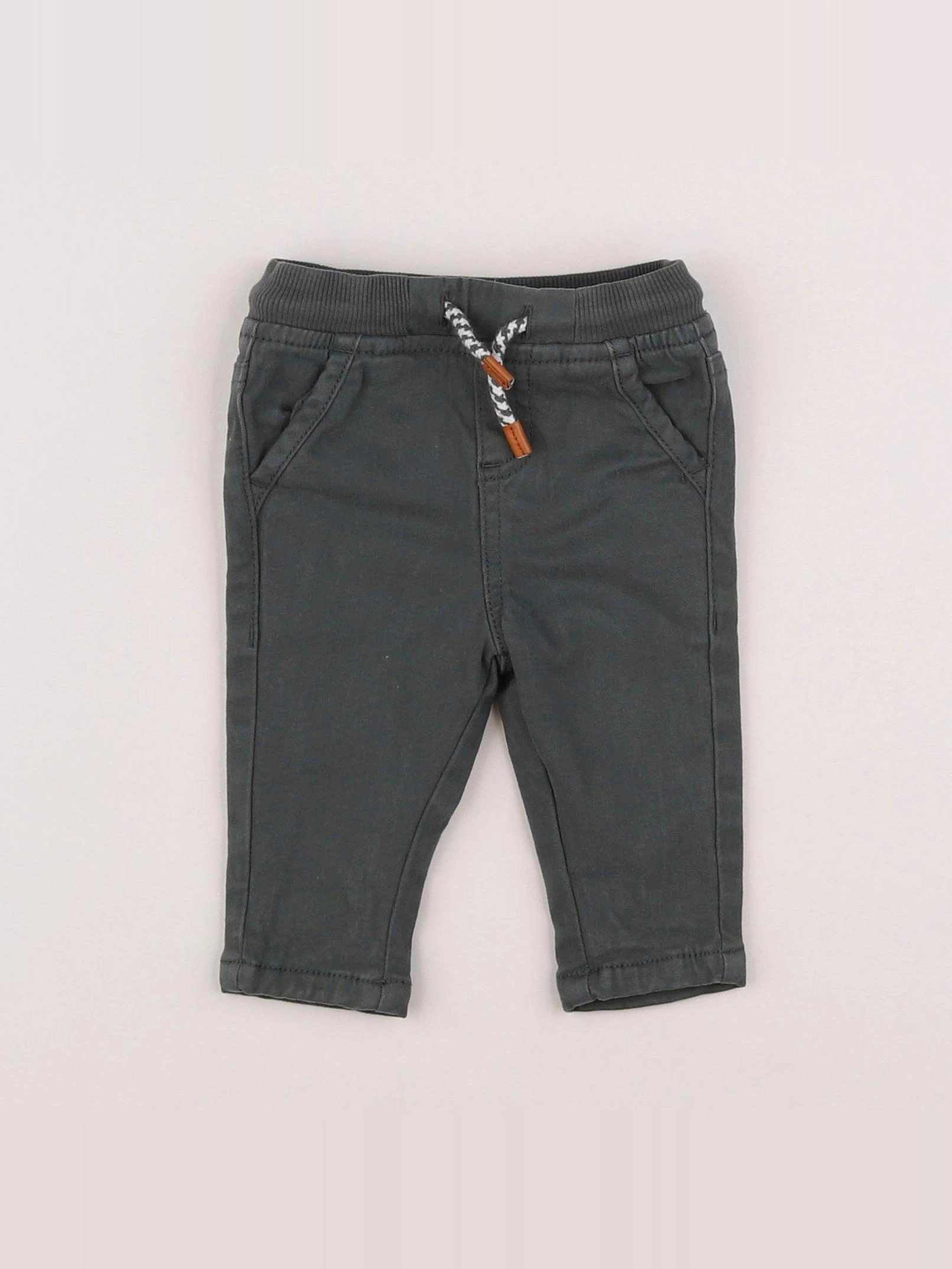 Vertbaudet - pantalon vert - 3 mois