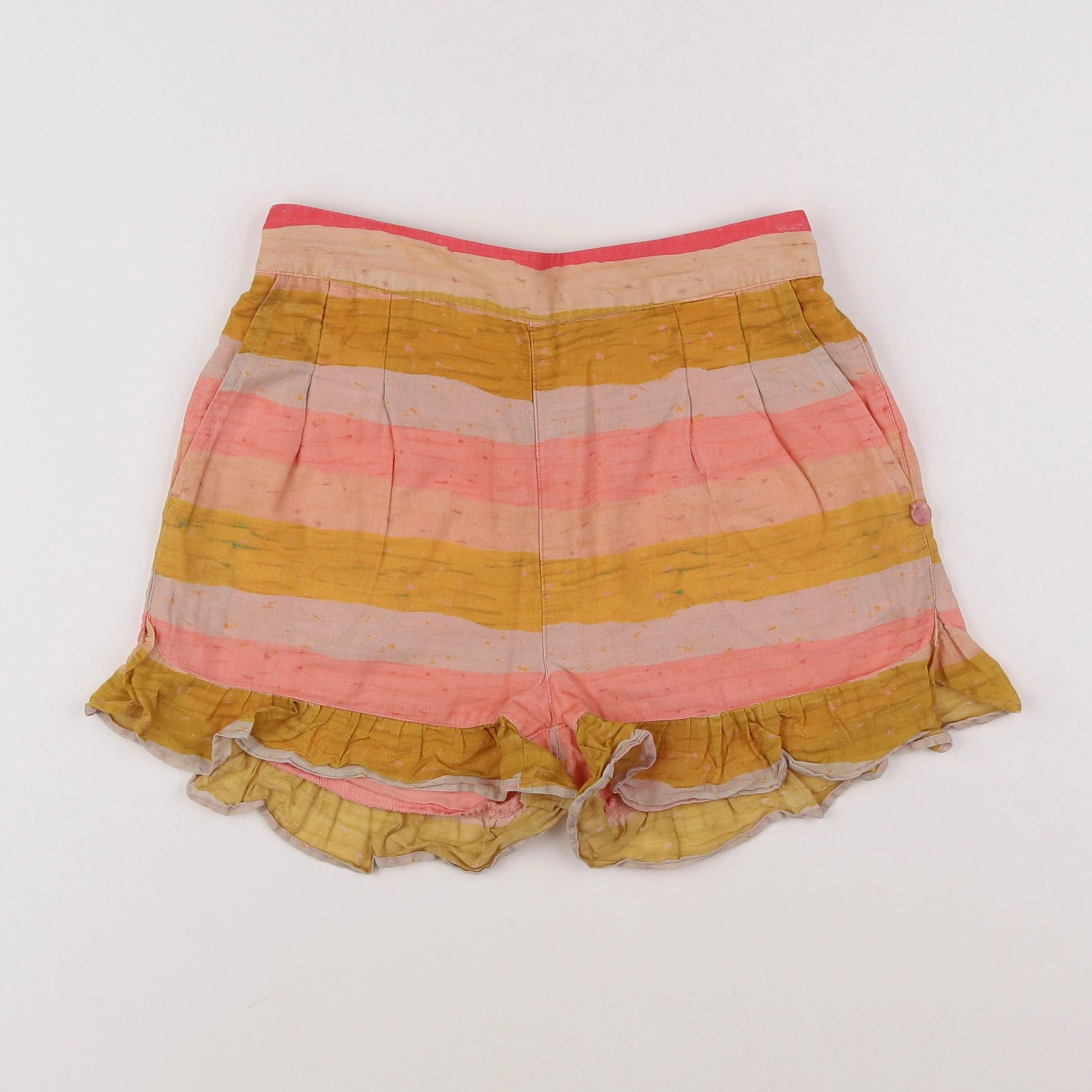 Scotch & Soda - short jaune, rose - 8 ans