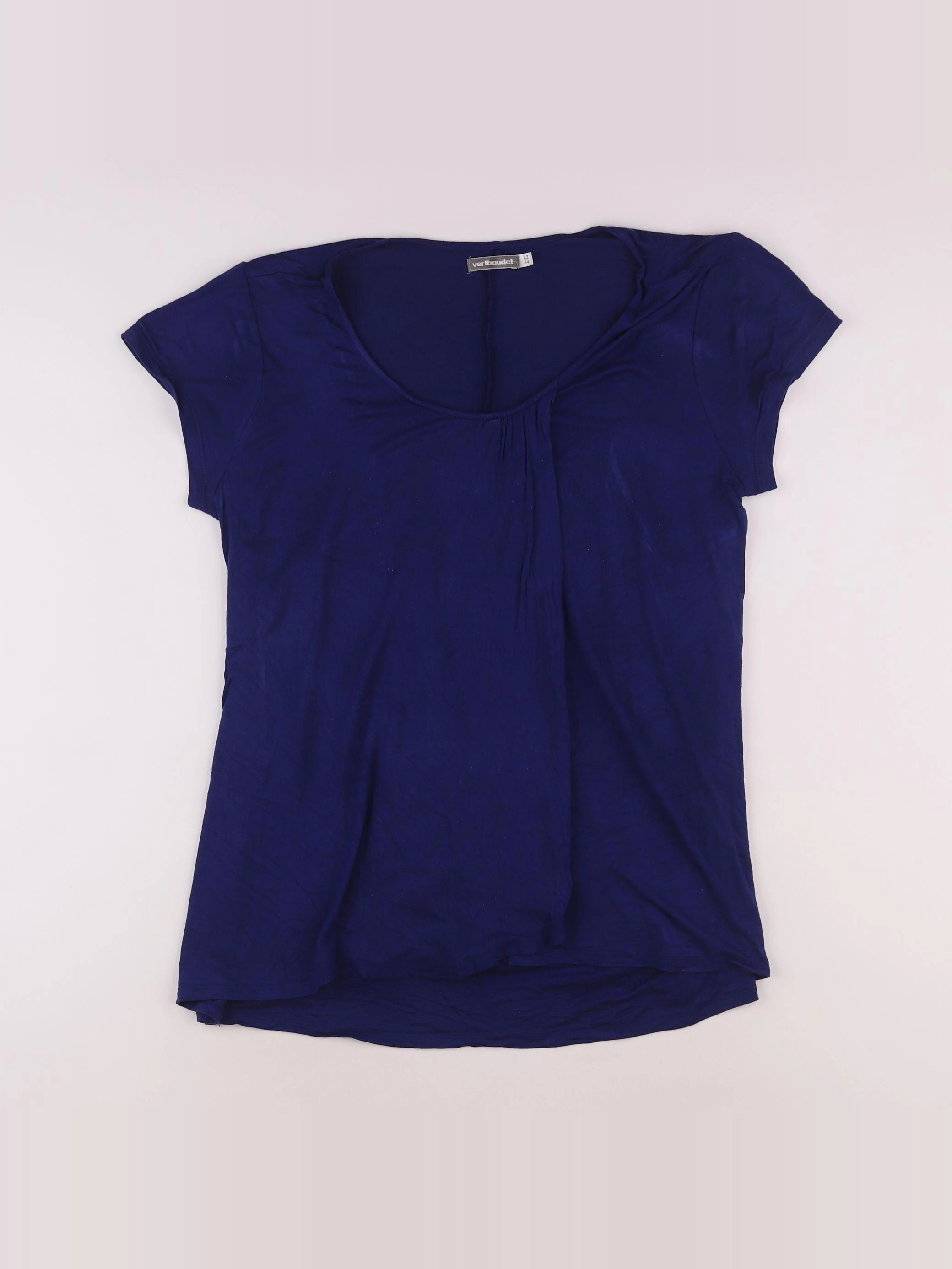 Vertbaudet - tee-shirt grossesse bleu - 42 à 44