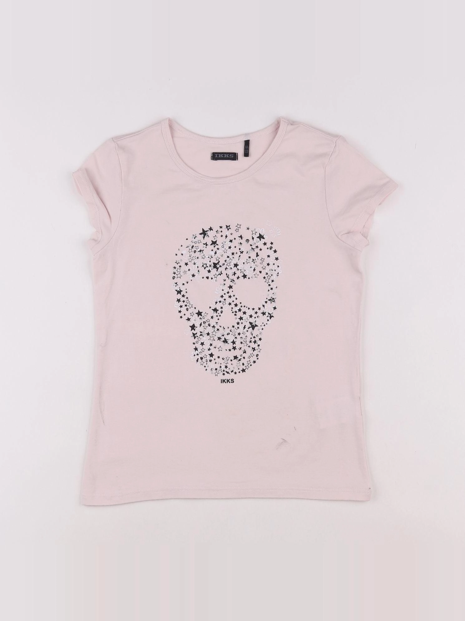 IKKS - tee-shirt rose - 8 ans