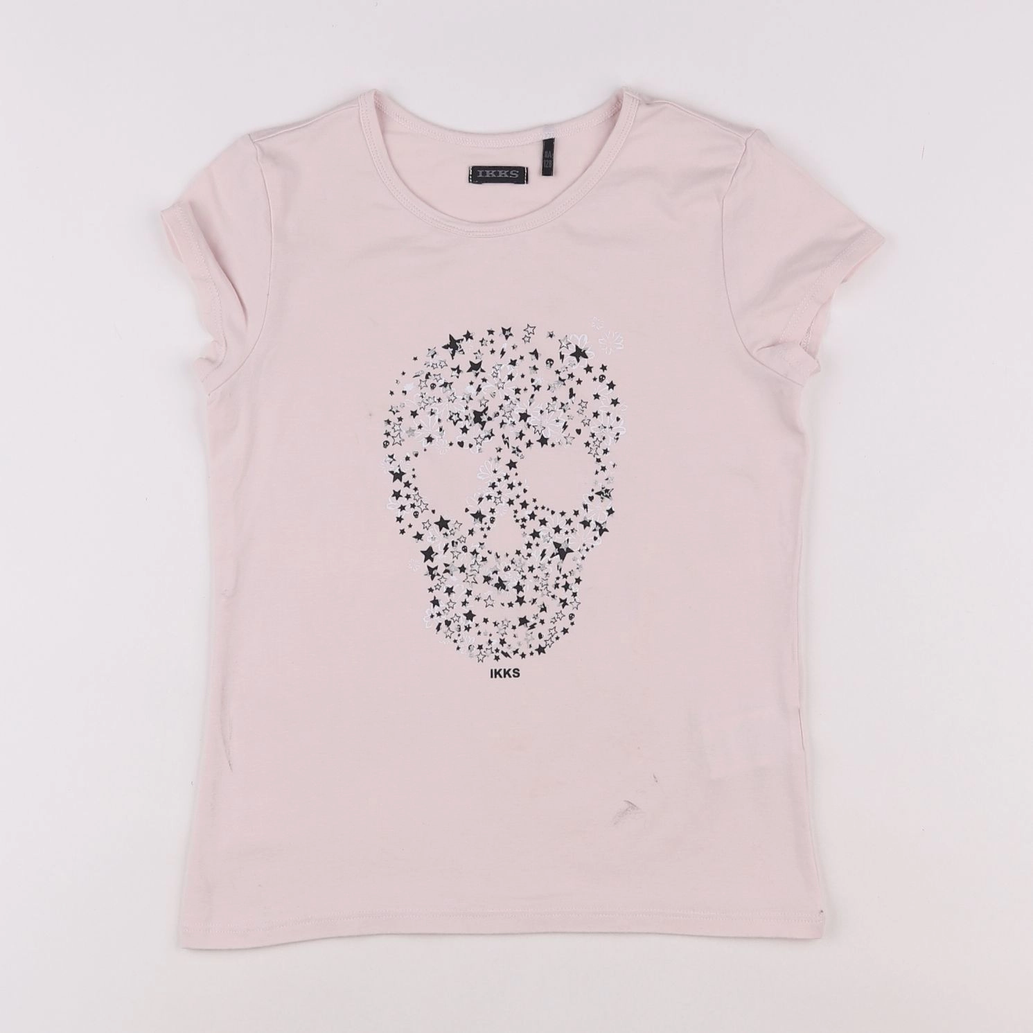 IKKS - tee-shirt rose - 8 ans