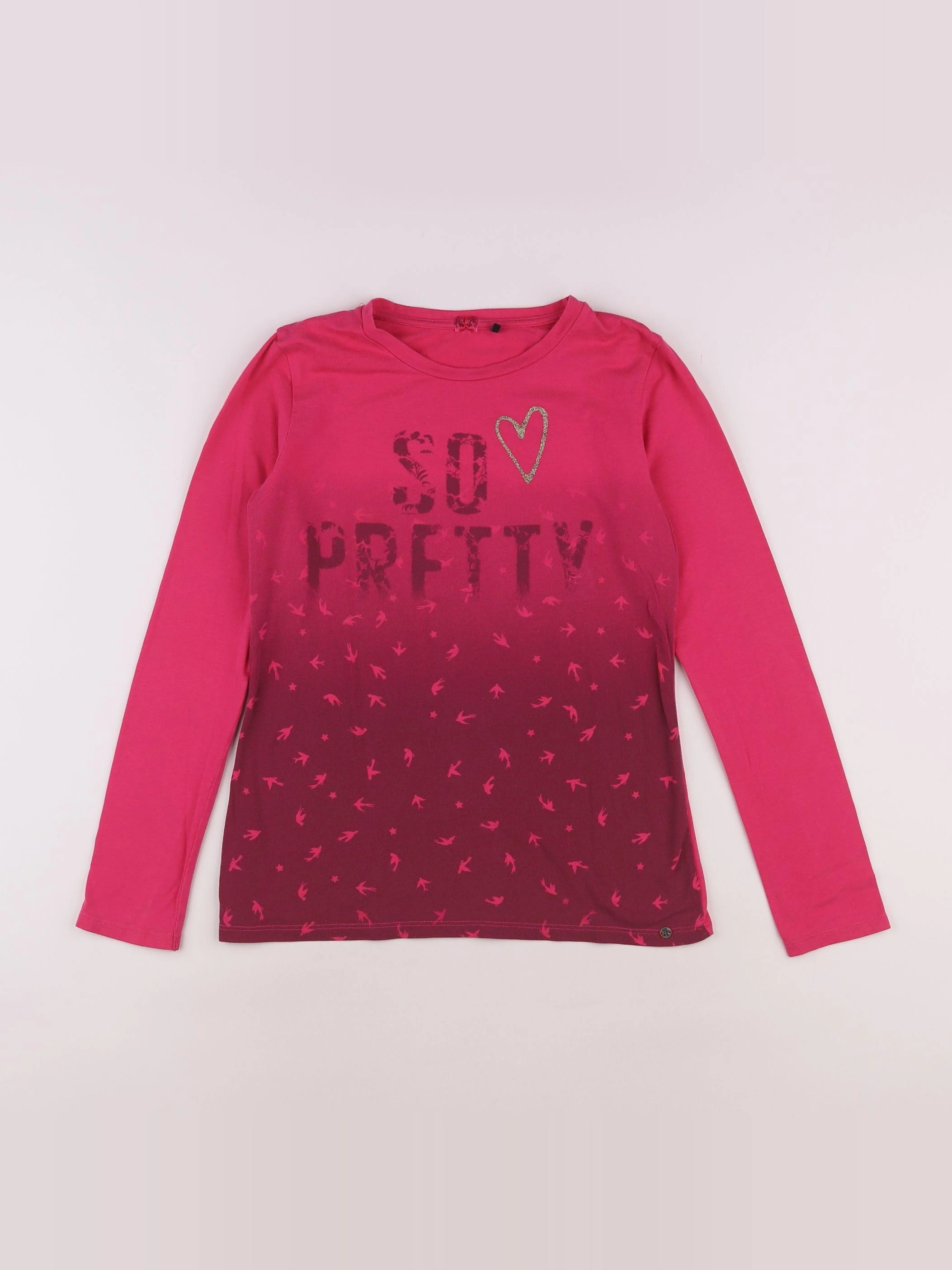 IKKS - tee-shirt rose - 12 ans