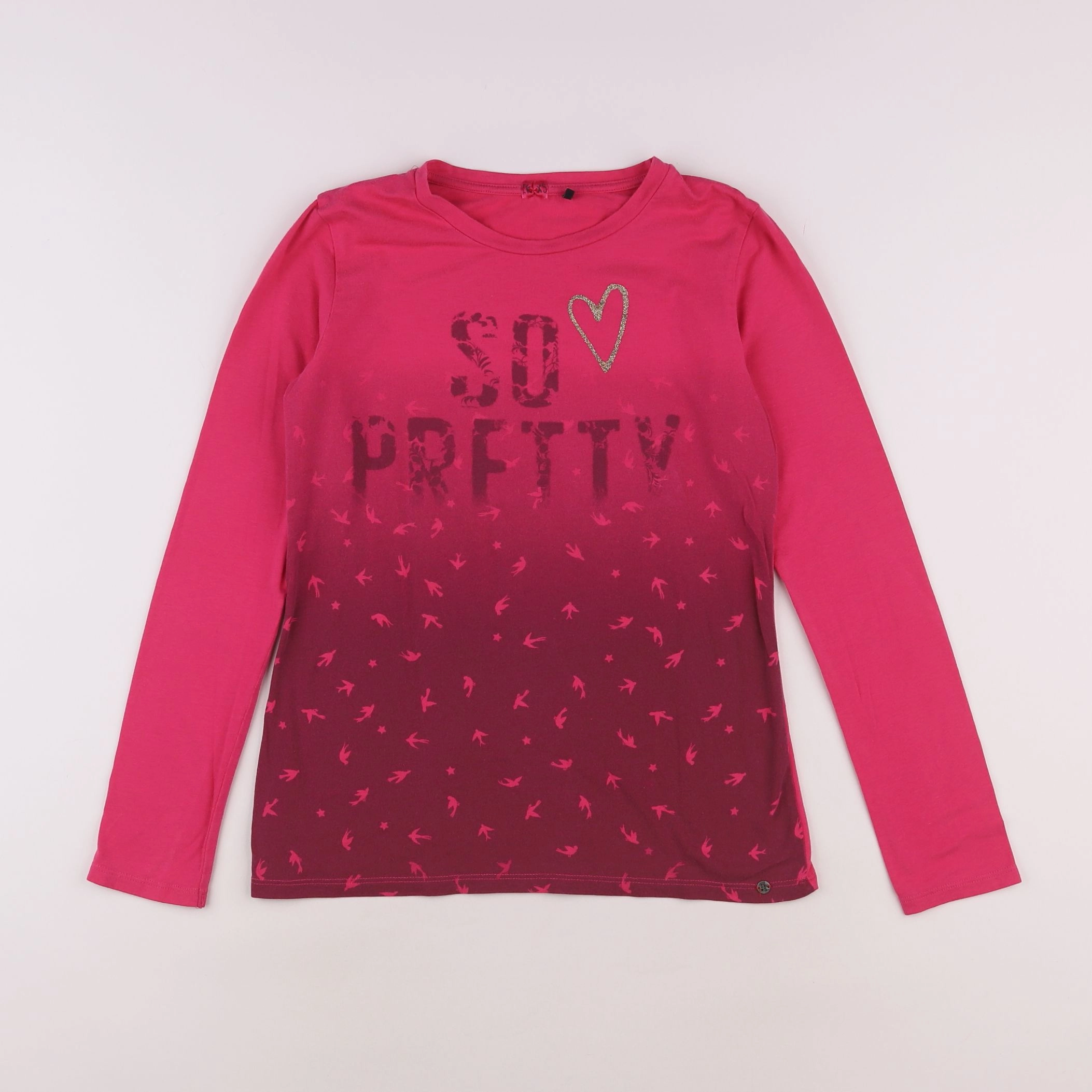 IKKS - tee-shirt rose - 12 ans