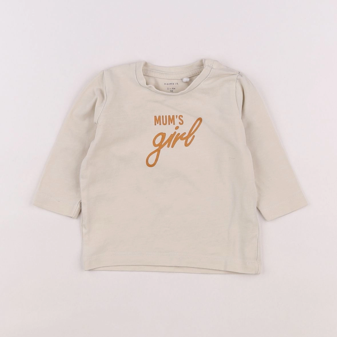 Name it - tee-shirt beige - 3 mois