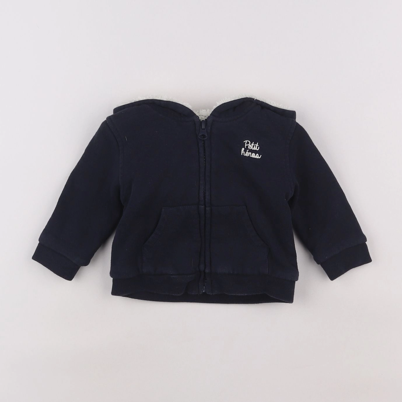 Boutchou - sweat bleu - 6 mois