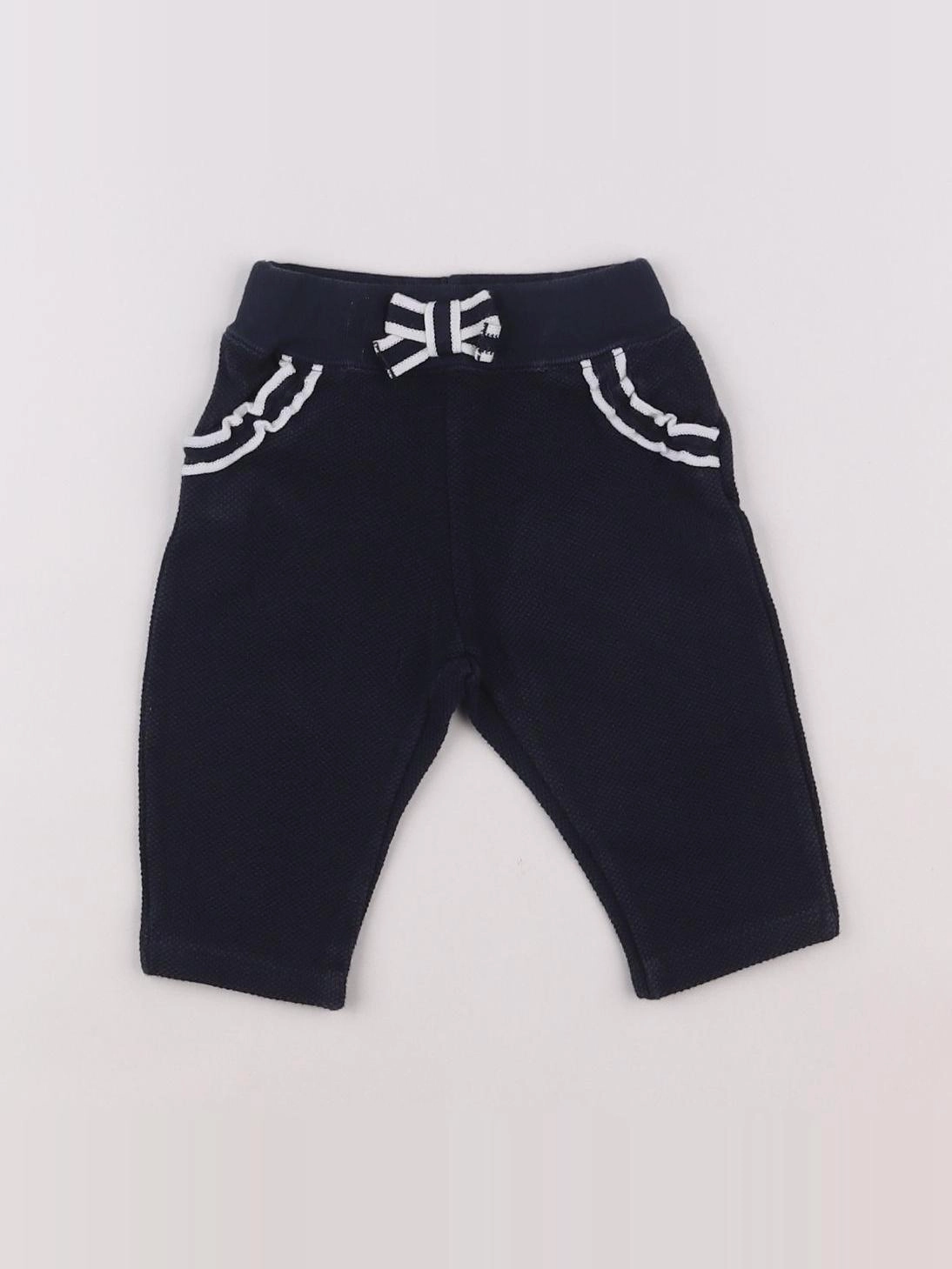 Petit Bateau - pantalon bleu - 6 mois