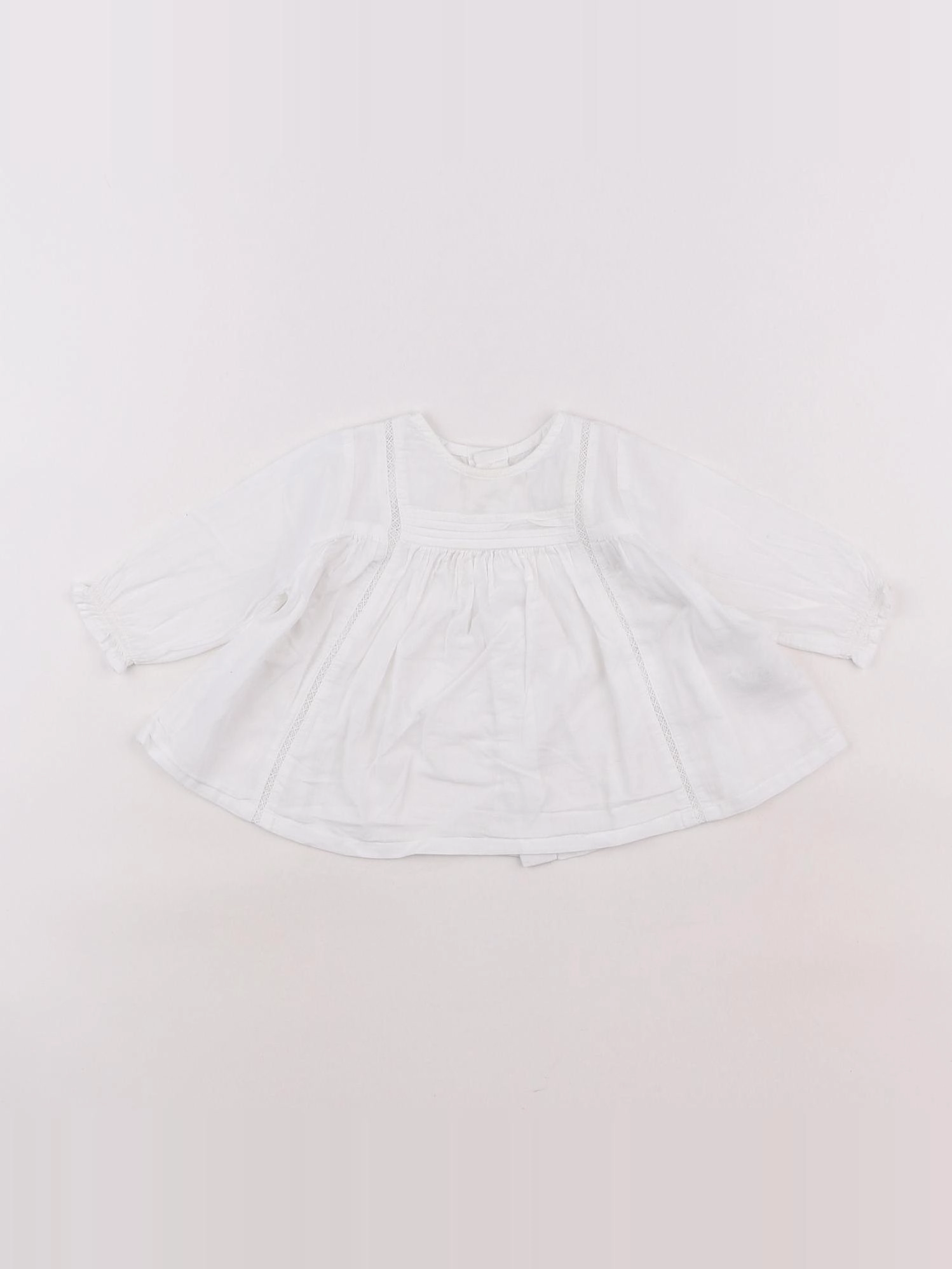 Boutchou - blouse blanc - 3 mois