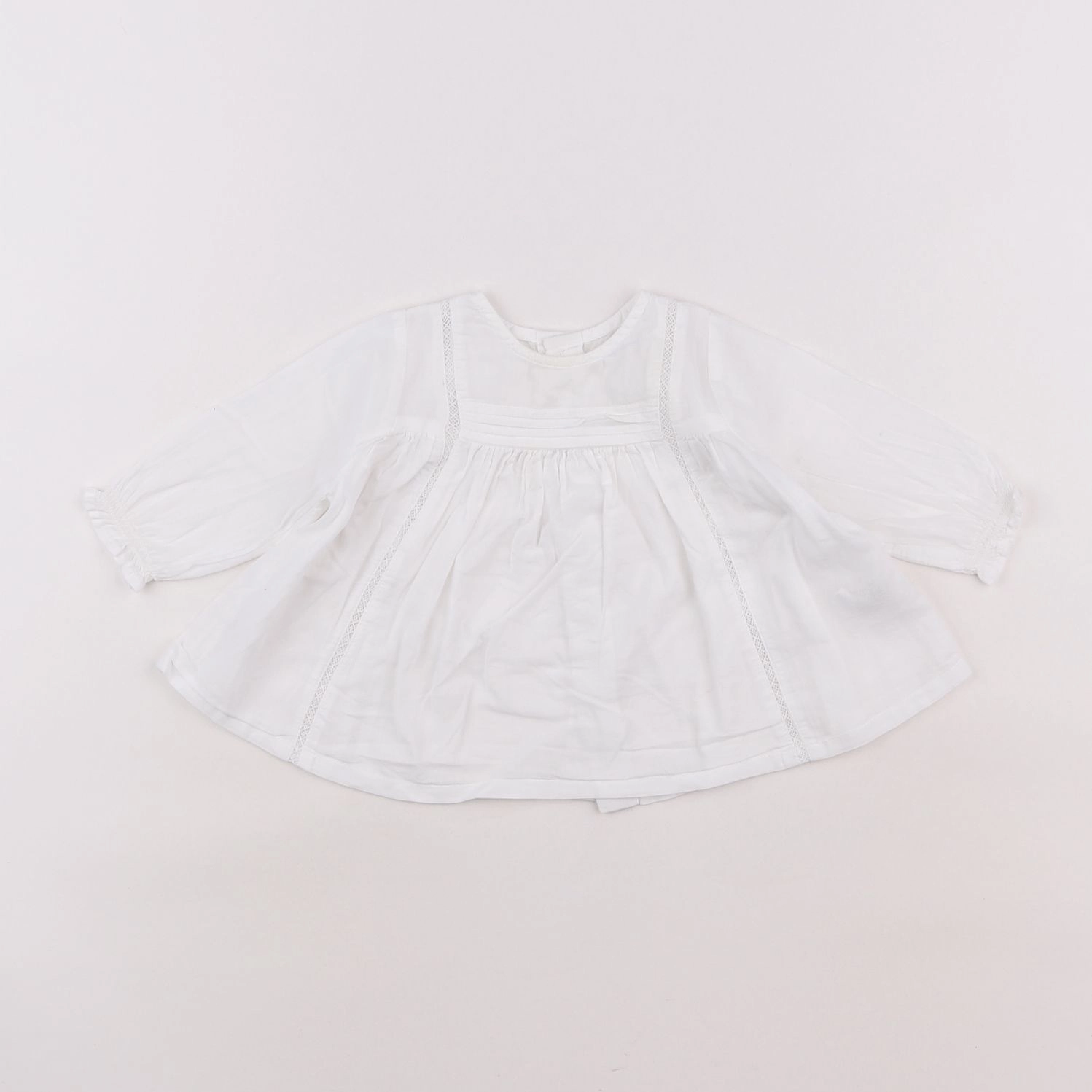 Boutchou - blouse blanc - 3 mois