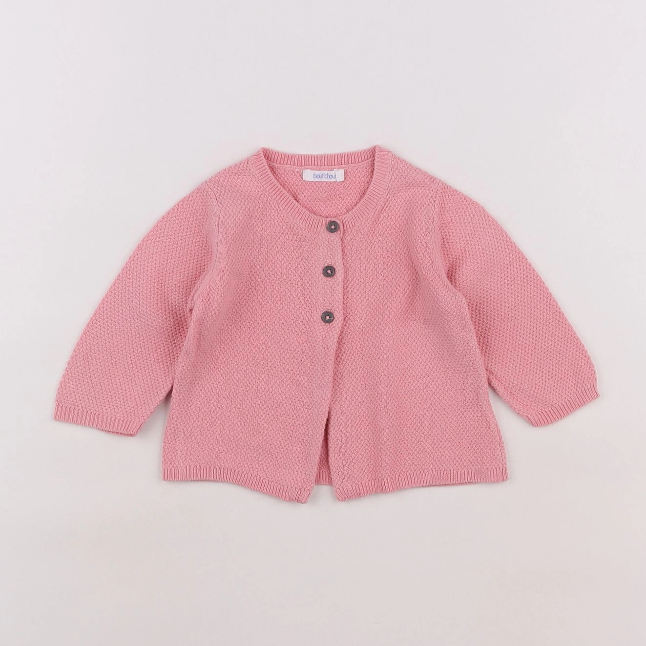 Boutchou - gilet rose - 6 mois