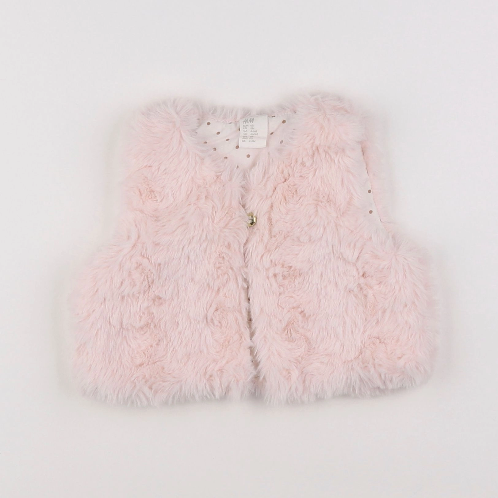 H&M - gilet rose - 3/6 mois