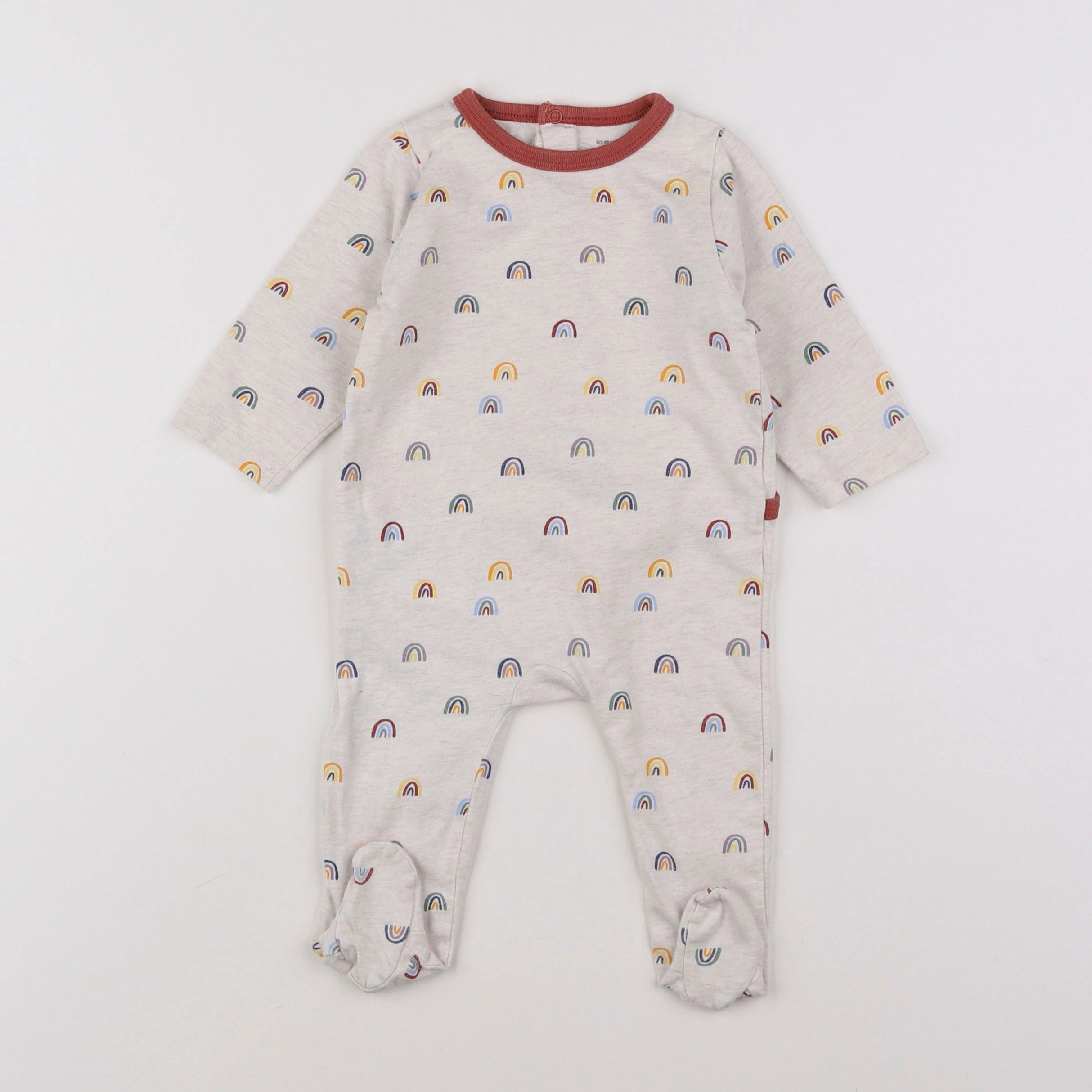 Boutchou - pyjama coton gris - 6 mois