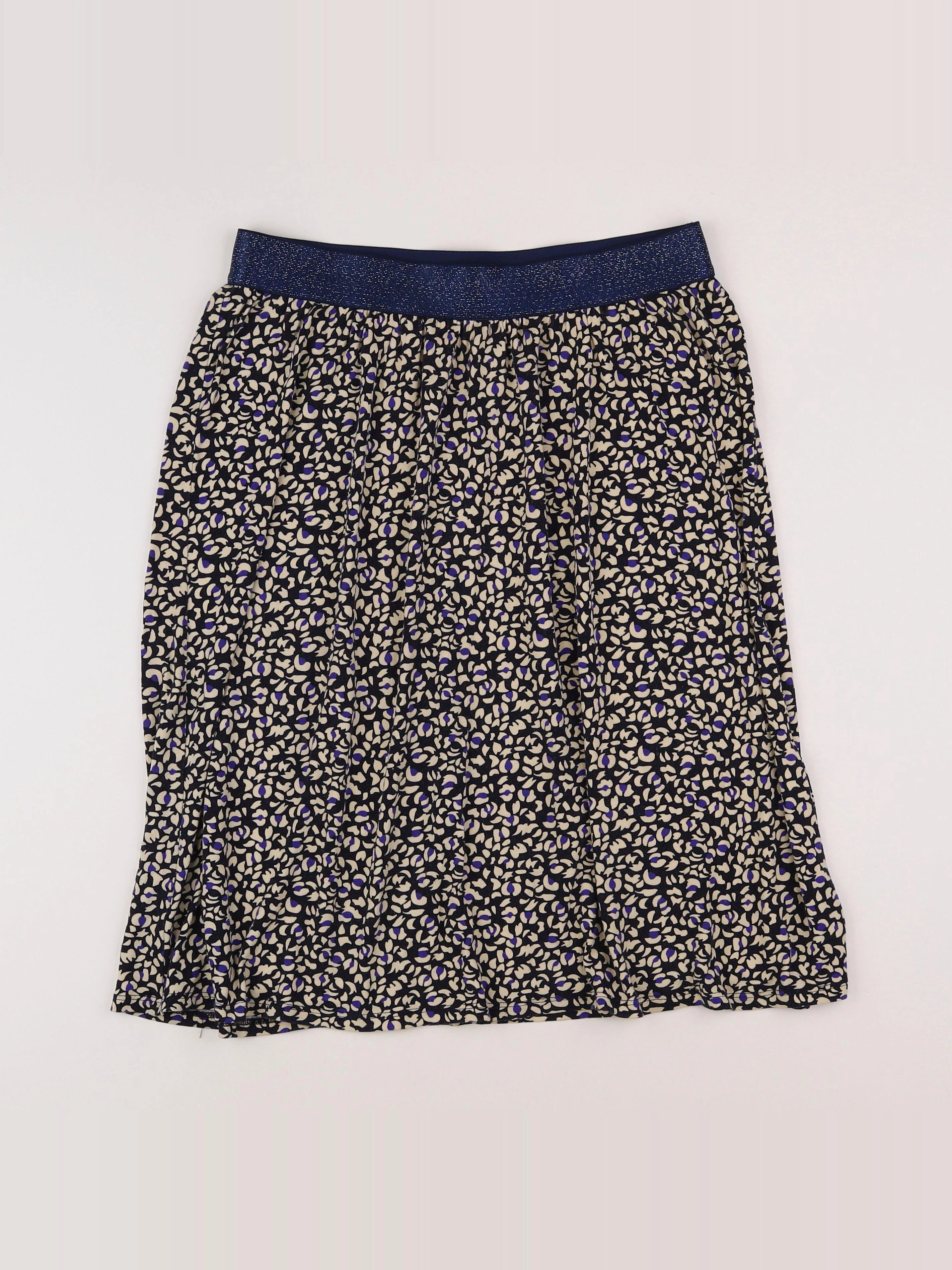 Envie de fraise - jupe grossesse beige, bleu - 38 à 40