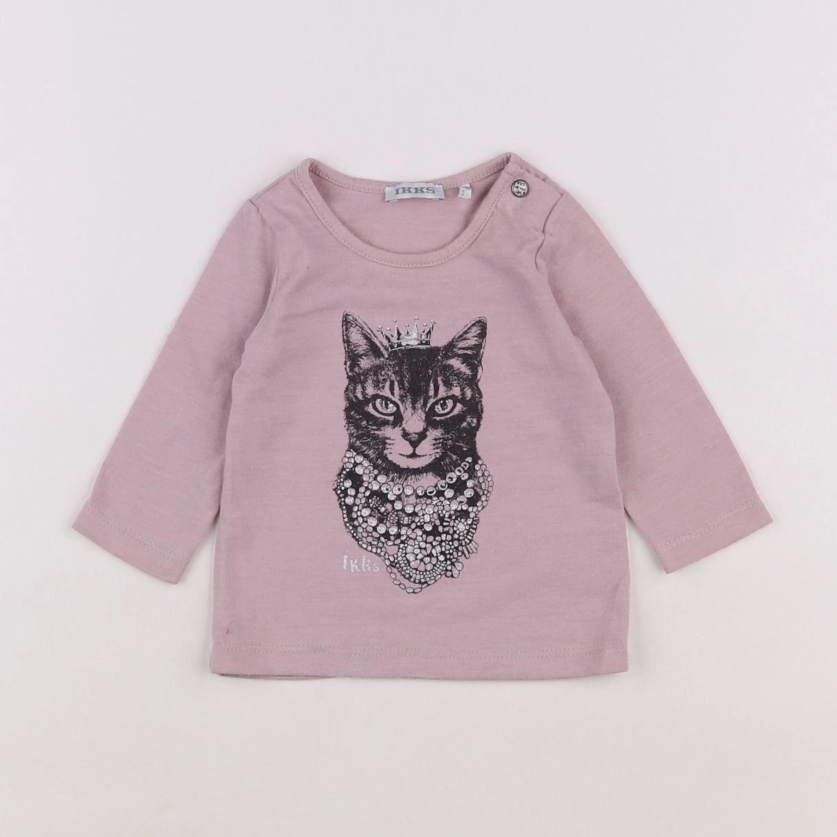IKKS - tee-shirt rose - 3 mois