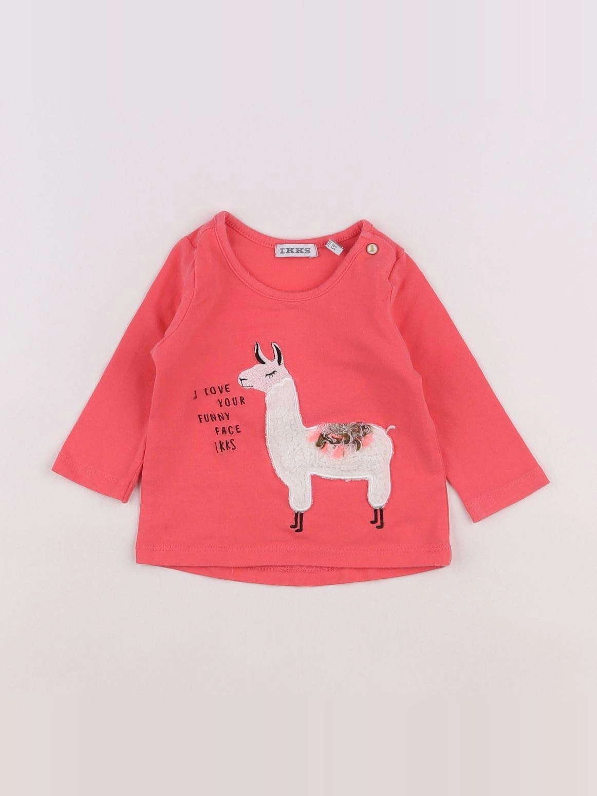 IKKS - tee-shirt rose - 3 mois