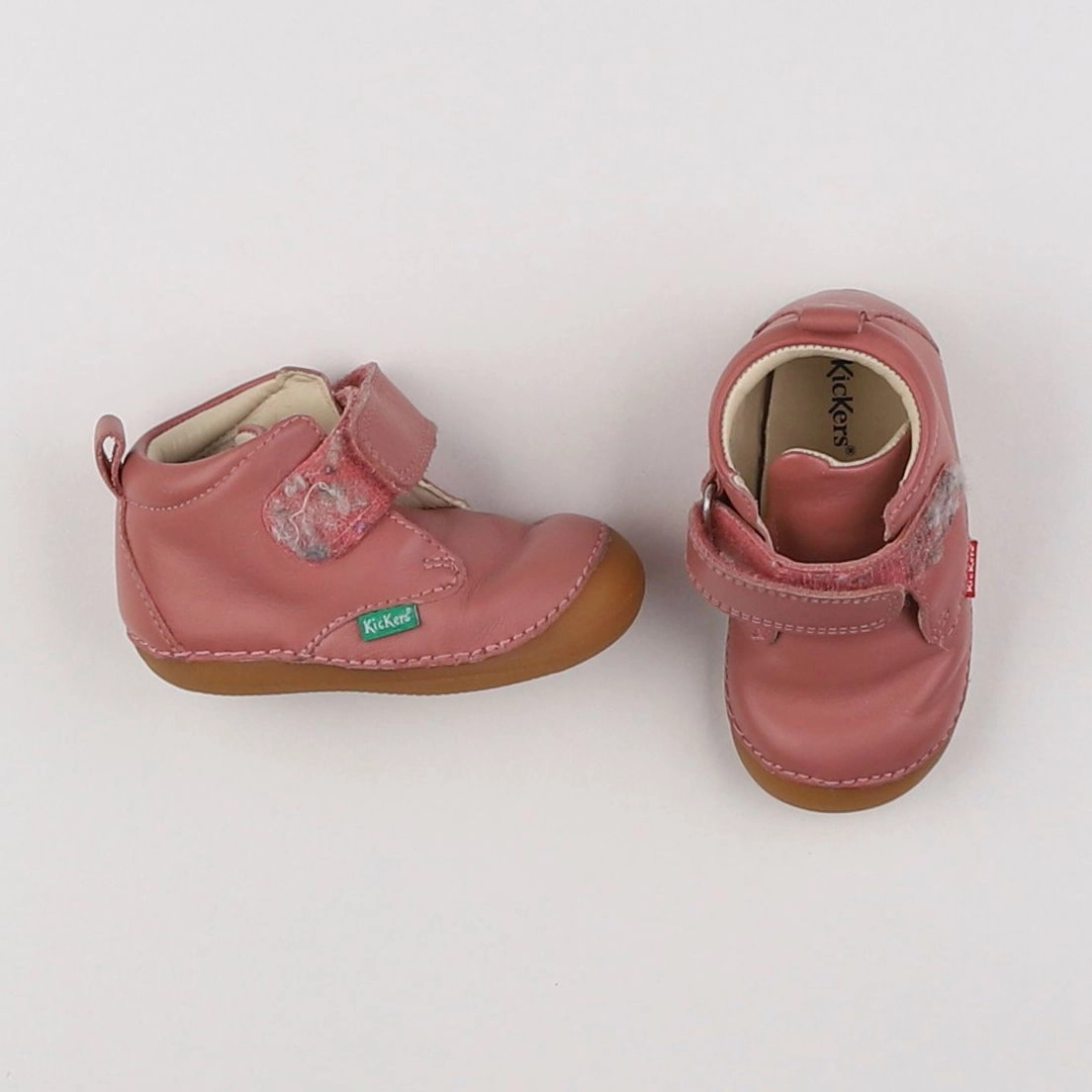 Kickers - bottillons rose - pointure 19