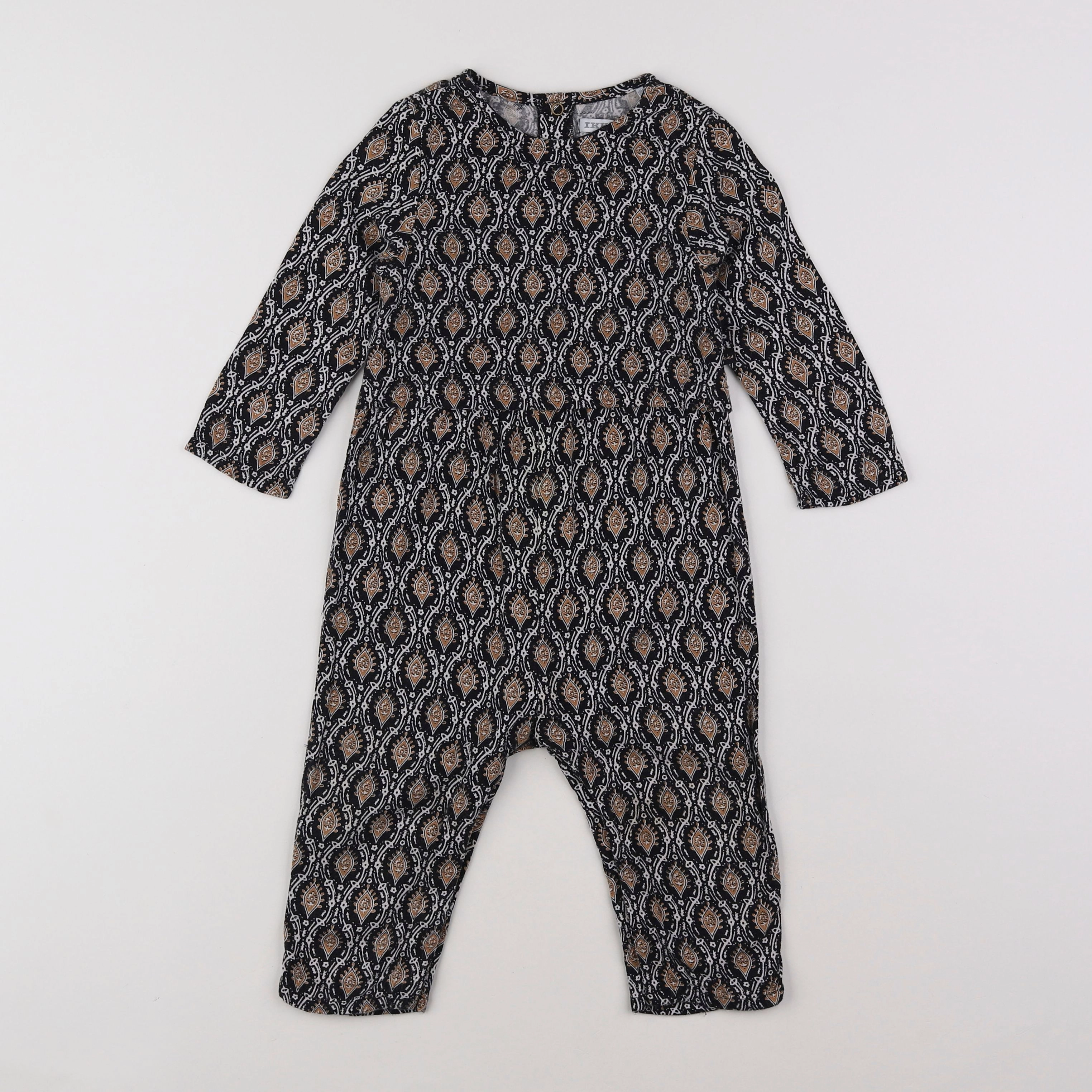 IKKS - combinaison marron, noir - 18 mois