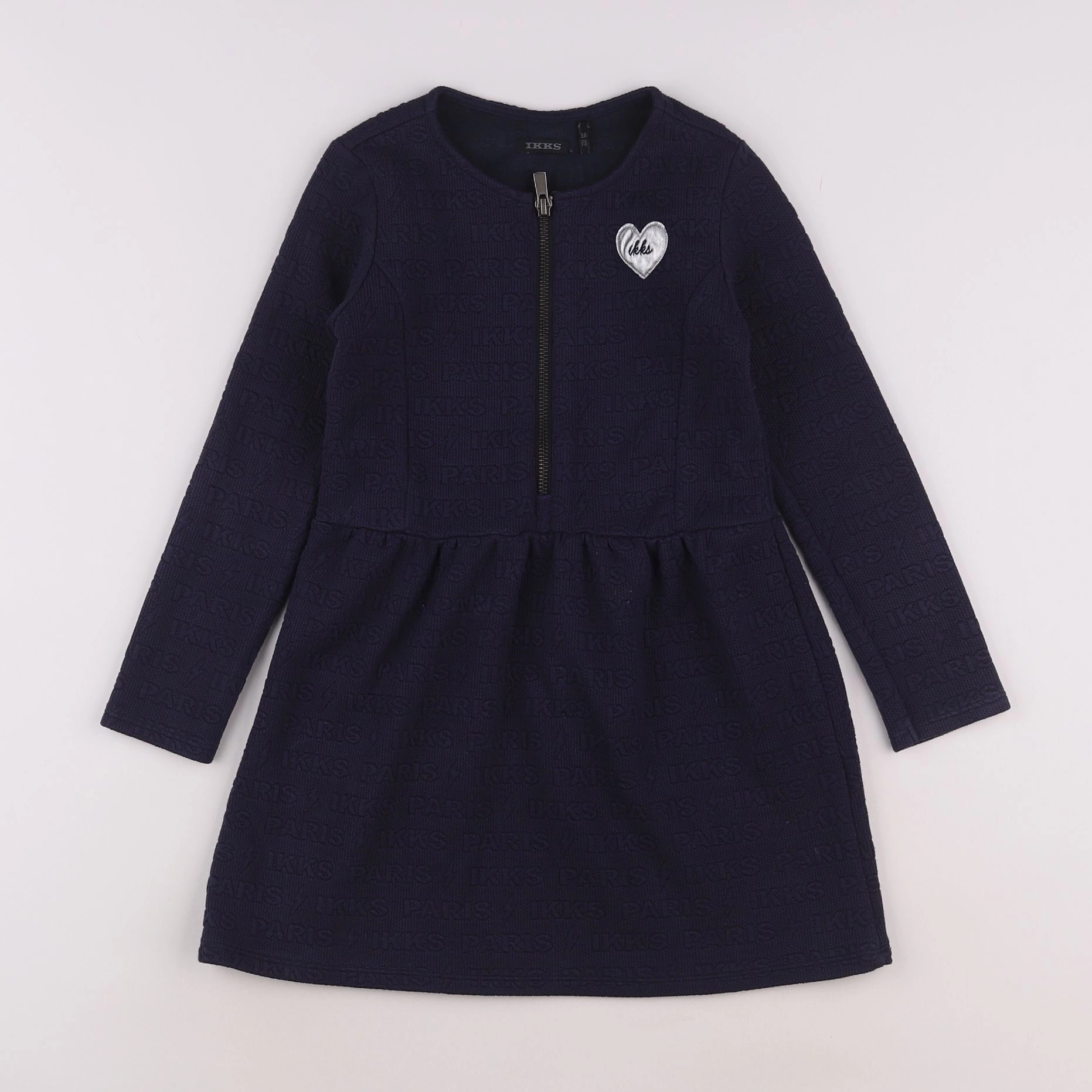 IKKS - robe bleu - 6 ans
