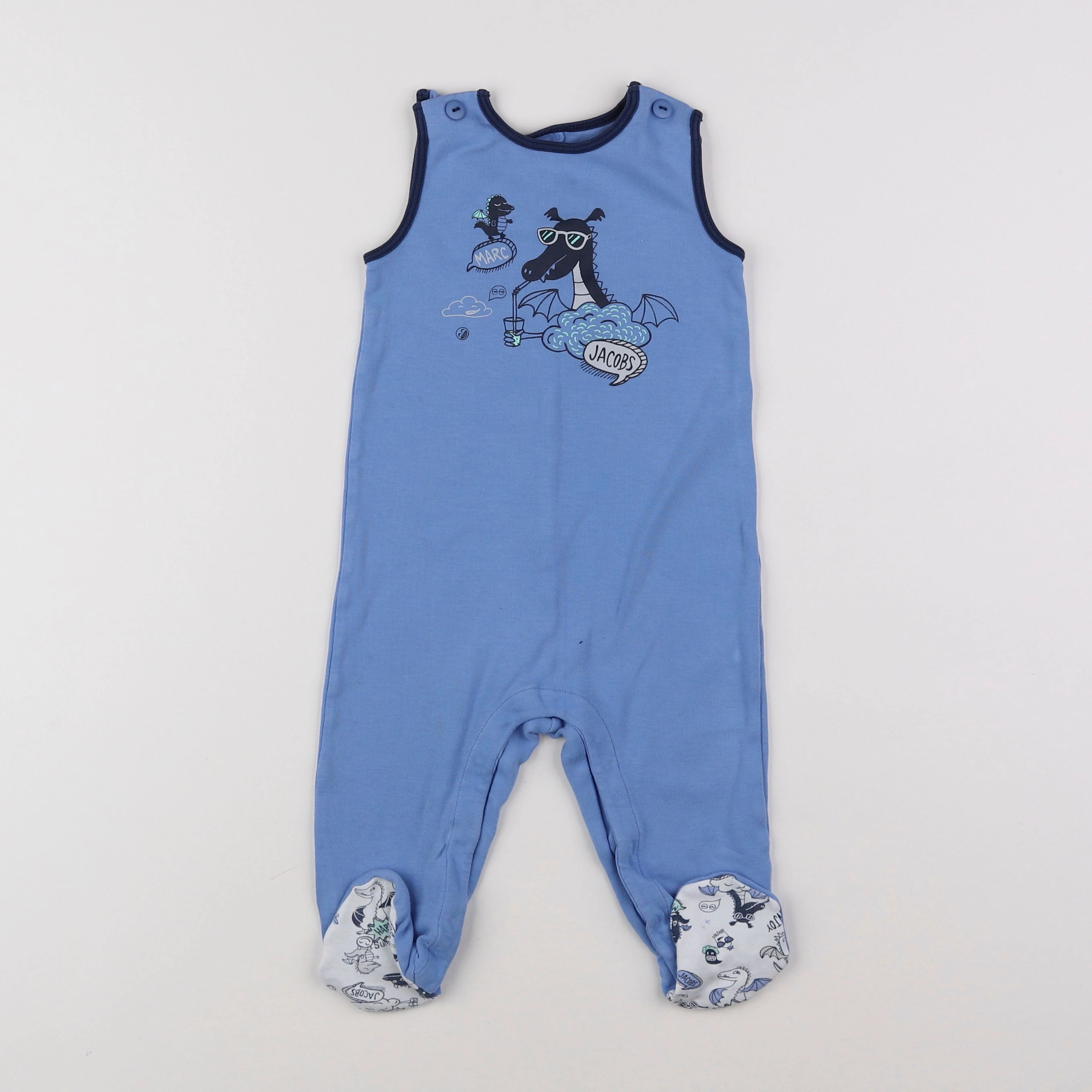 Little marc jacobs - pyjama coton bleu - 12 mois