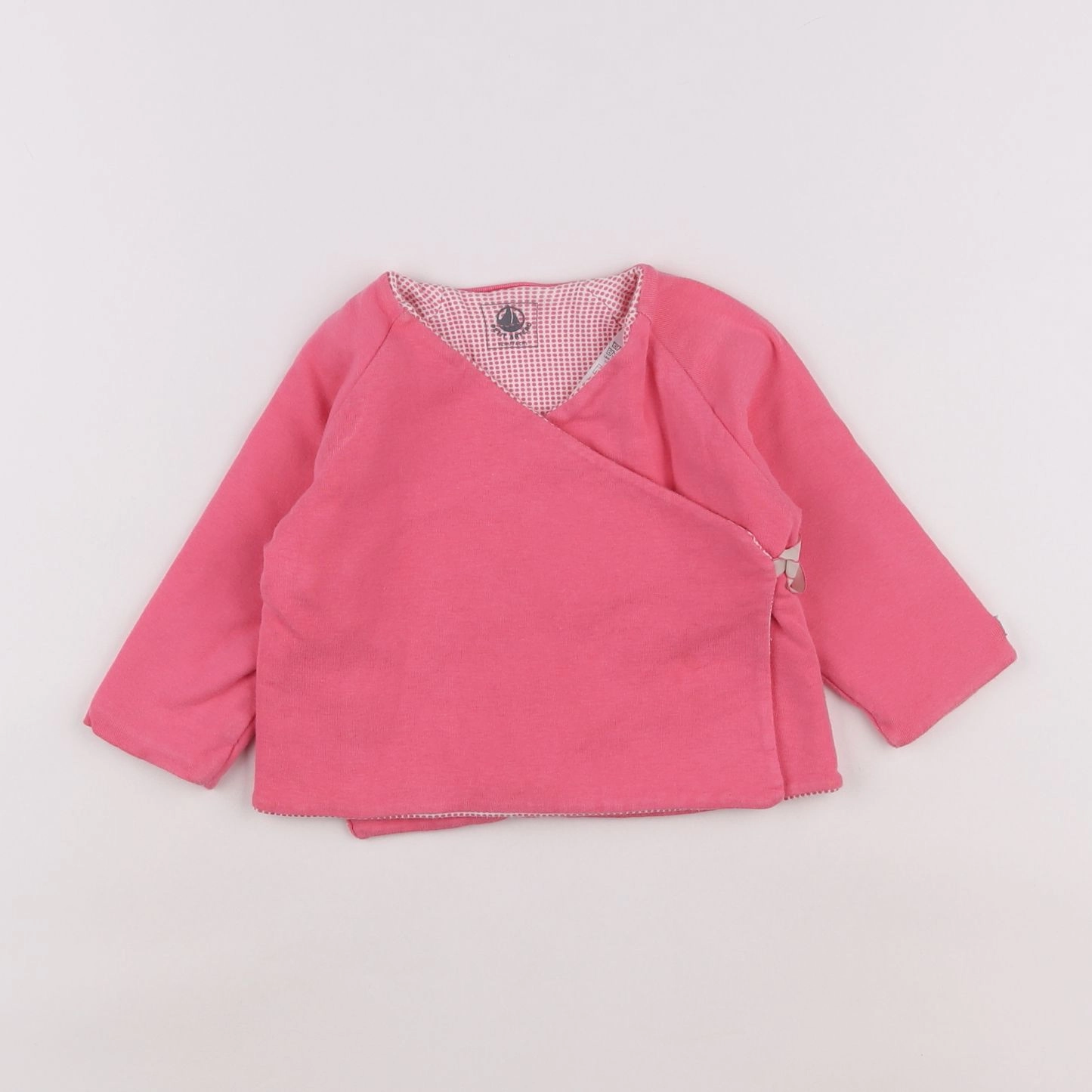 Petit Bateau - sweat rose - 12 mois